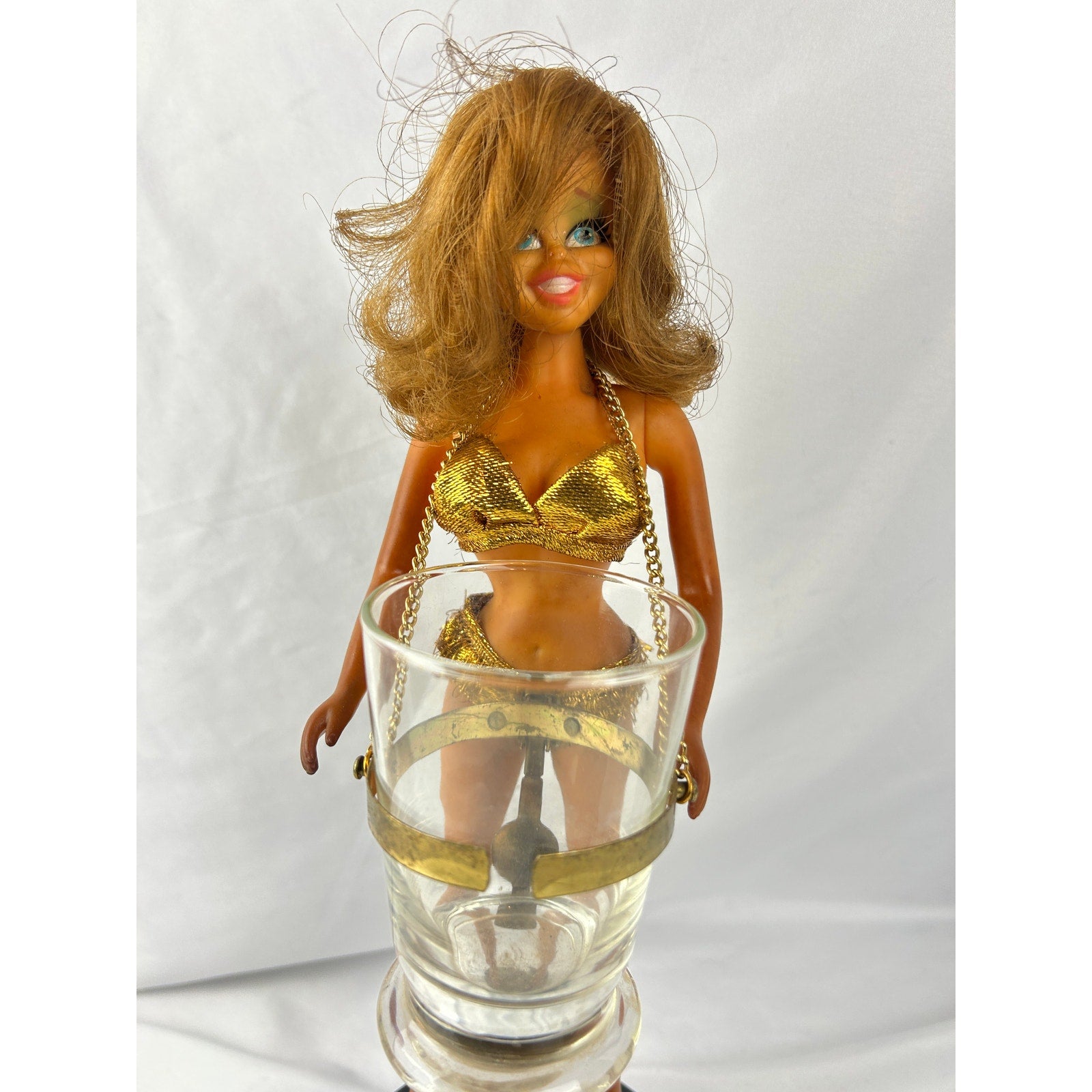 Cinderella Go Go Dancer Ice Bucket Bar Display 1969 Ponytail Japan Works