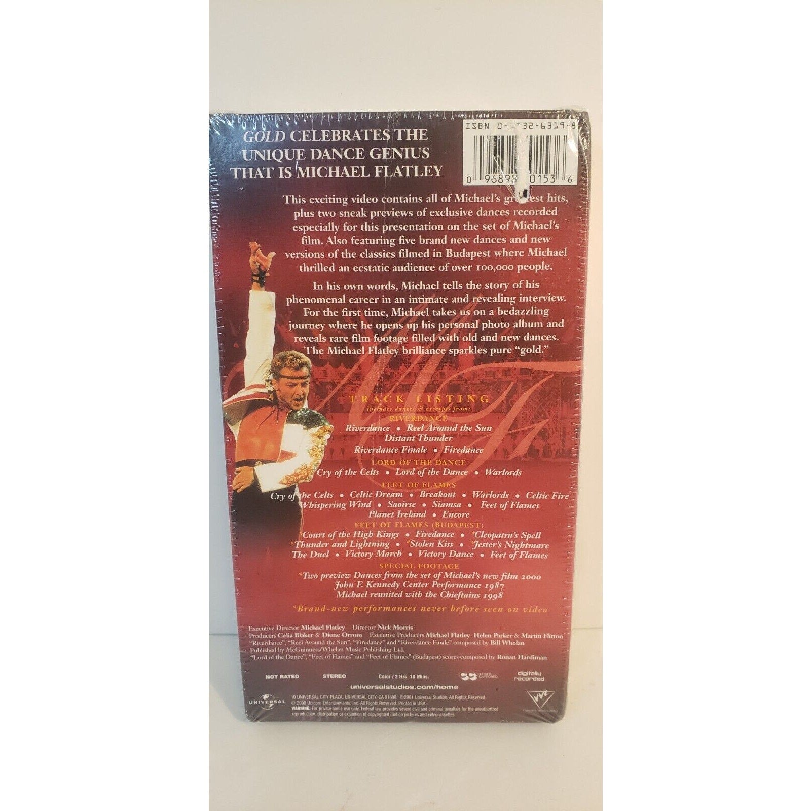 Michael Flatley Gold (2001) Genius On Dance Tap VHS Tape