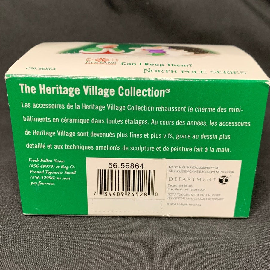 Dept 56 Can I Keep Them 56864 North Pole Elfland Polar Bears Retired 2004