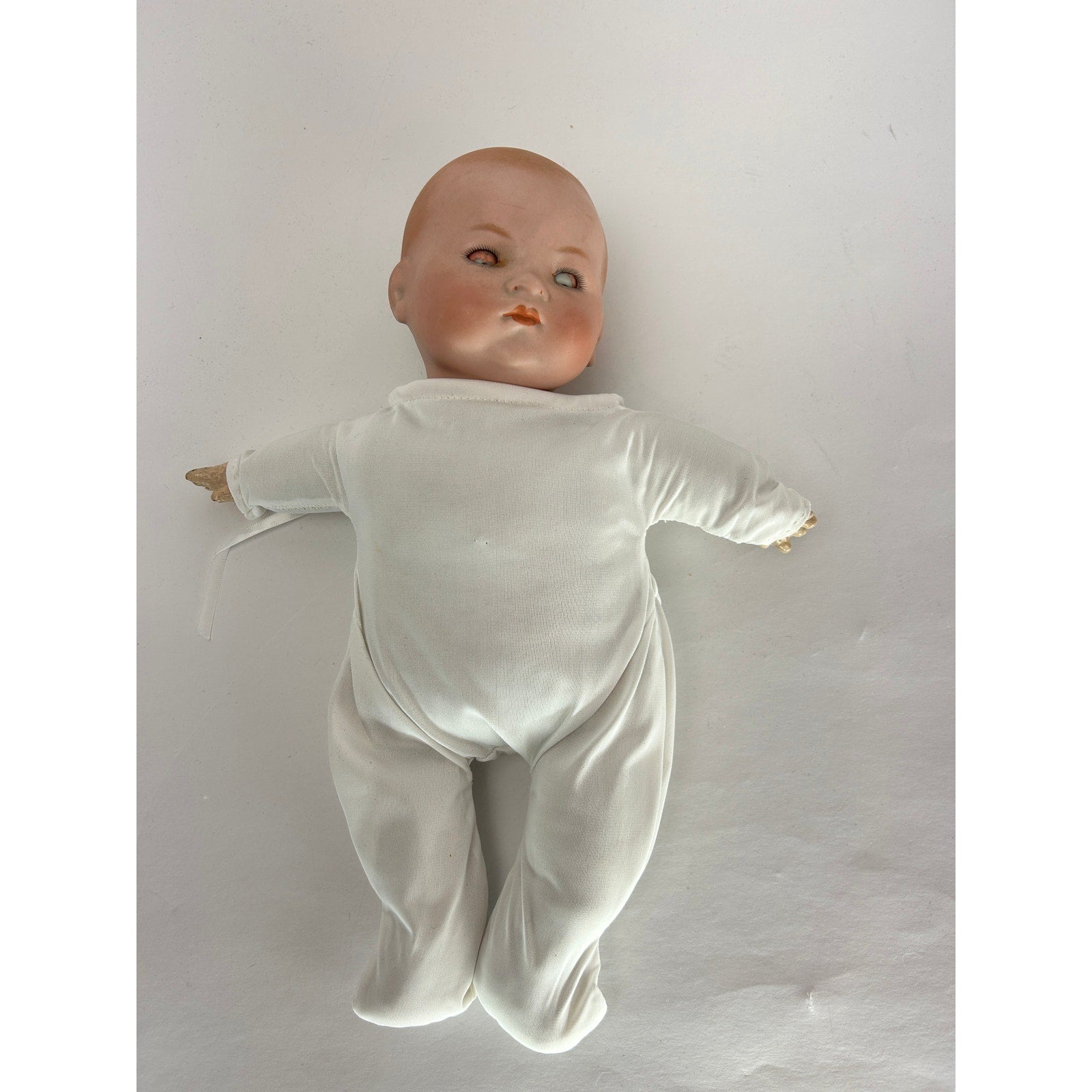Antique Armand Marseille 16 inch Dream Baby Bisque Doll Cloth Body 1923