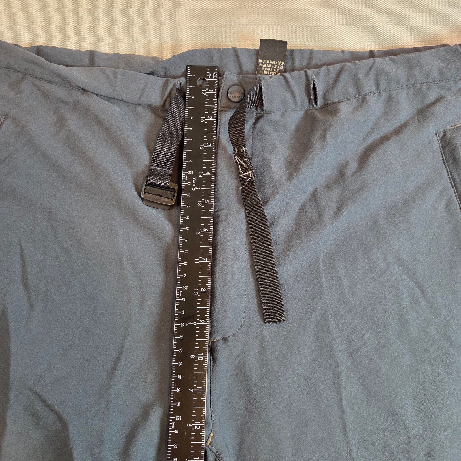 LL Bean Schoeller Dryskin Outdoor Hiking Pants Men’s XL Regular Gray Nylon