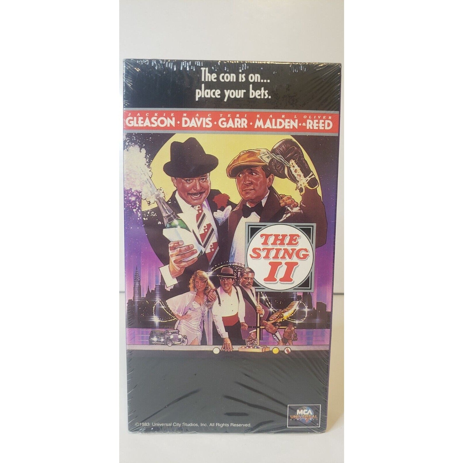 The Sting 2 VHS New Sealed 1994 Jackie Gleason