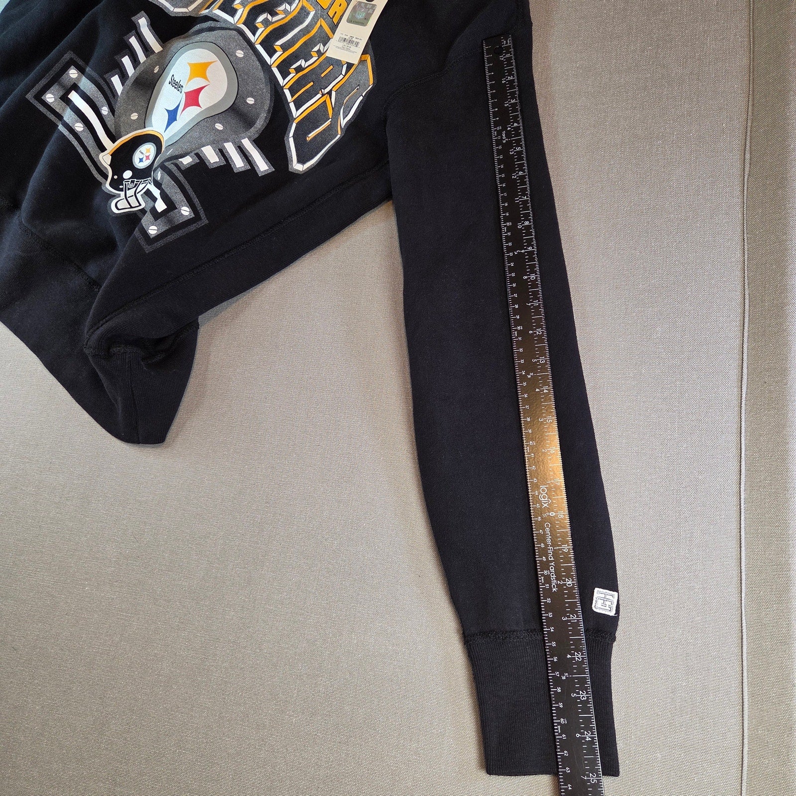 Pittsburgh Steelers Sweatshirt Tailgate Men’s XS Black NFL NWT Licensed 2019