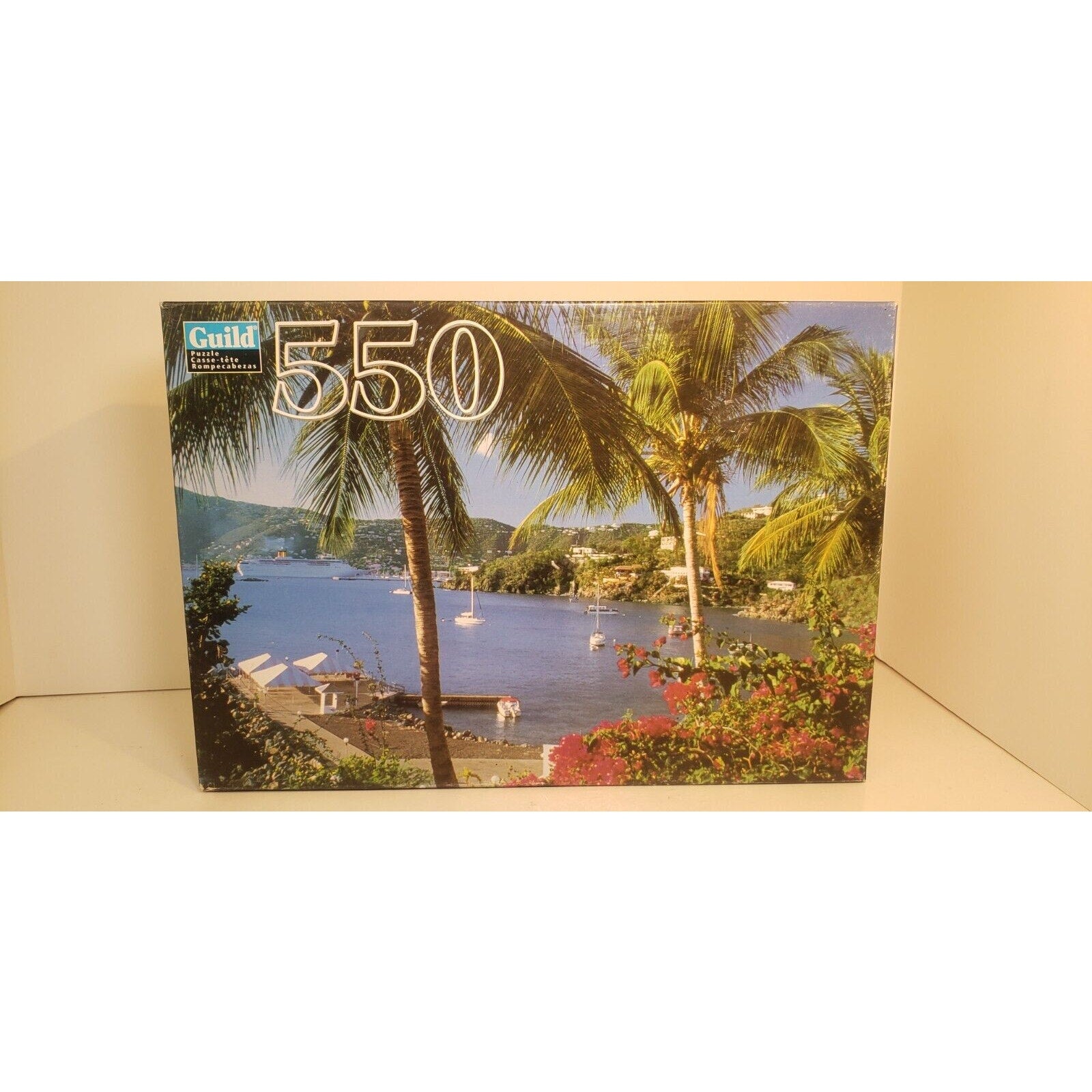 Hasbro Guild 550 Pc Puzzle St. Thomas US Virgin Islands 14x18 Sealed