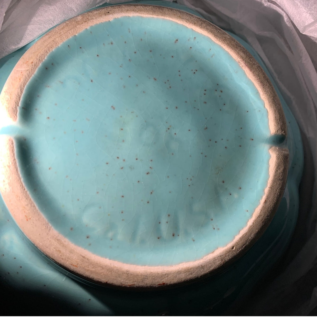 Turquoise Strawberry Covered Bowl Belmar California 310 Style Ceramic Pottery