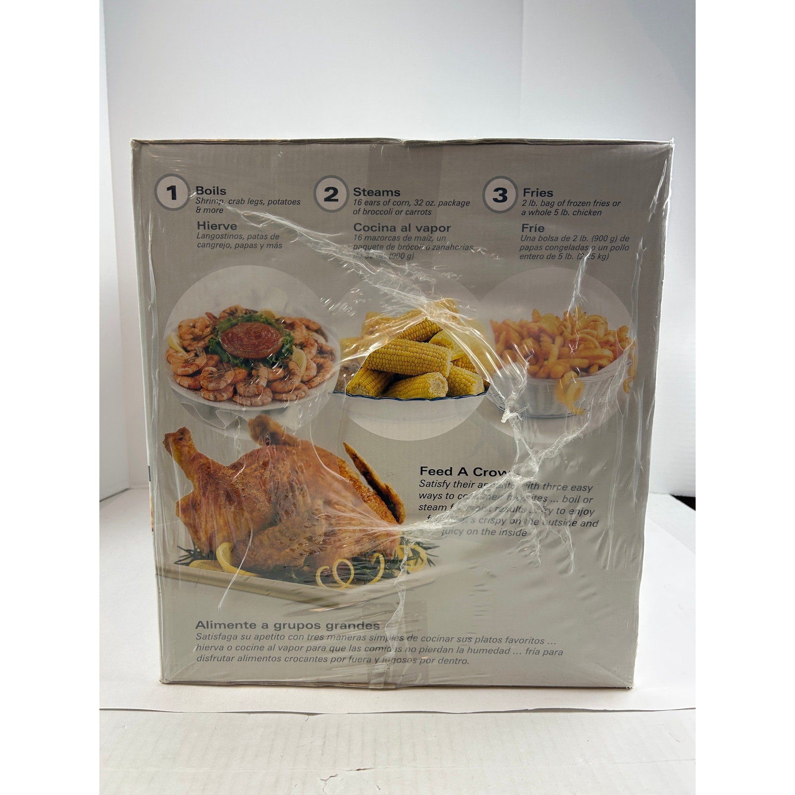 Hamilton Beach Meal Maker Multicooker 35137 New Sealed Boil Steam Fry
