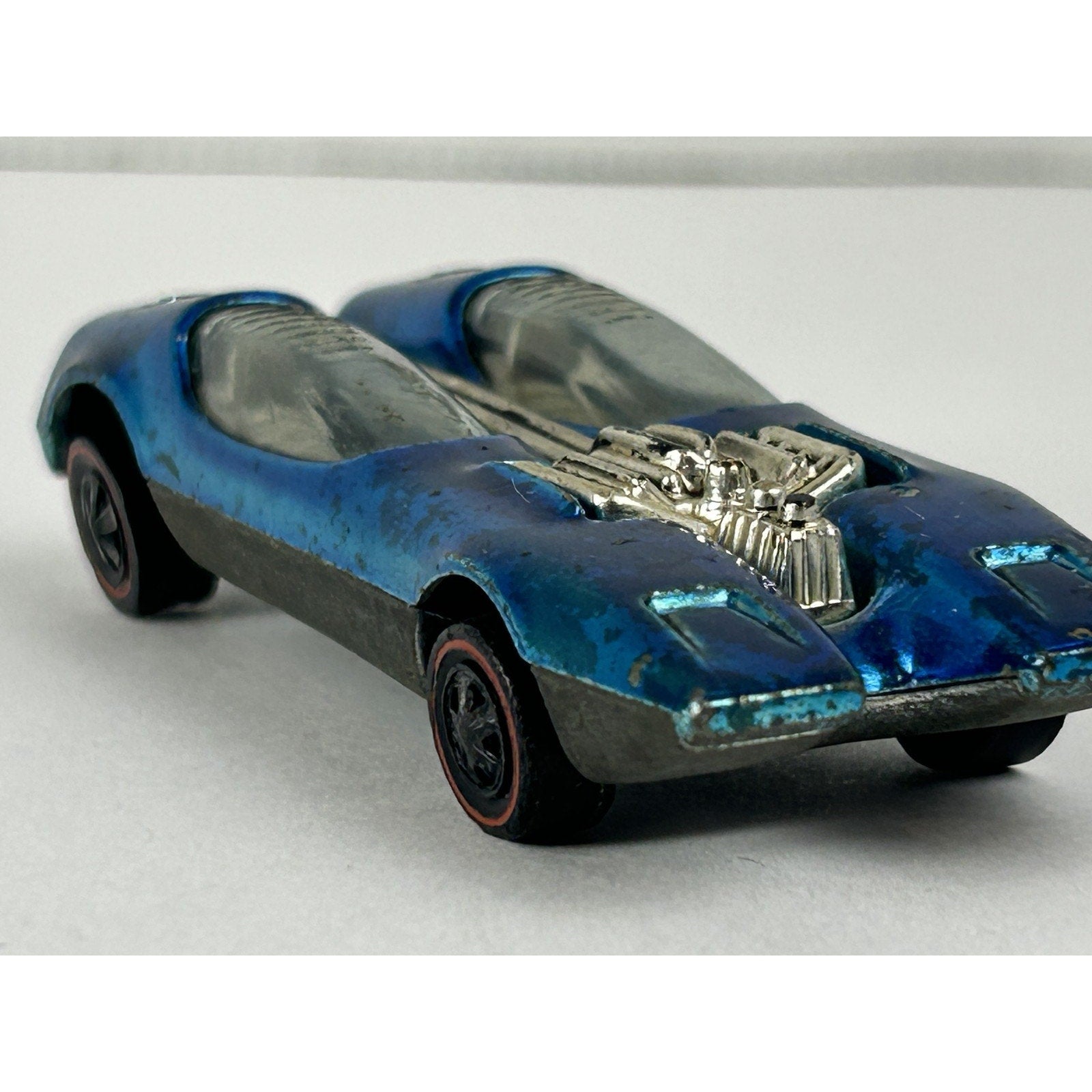 Vintage Hot Wheels Redline 1969 Splittin' Image Mattel Diecast Car W/Badge