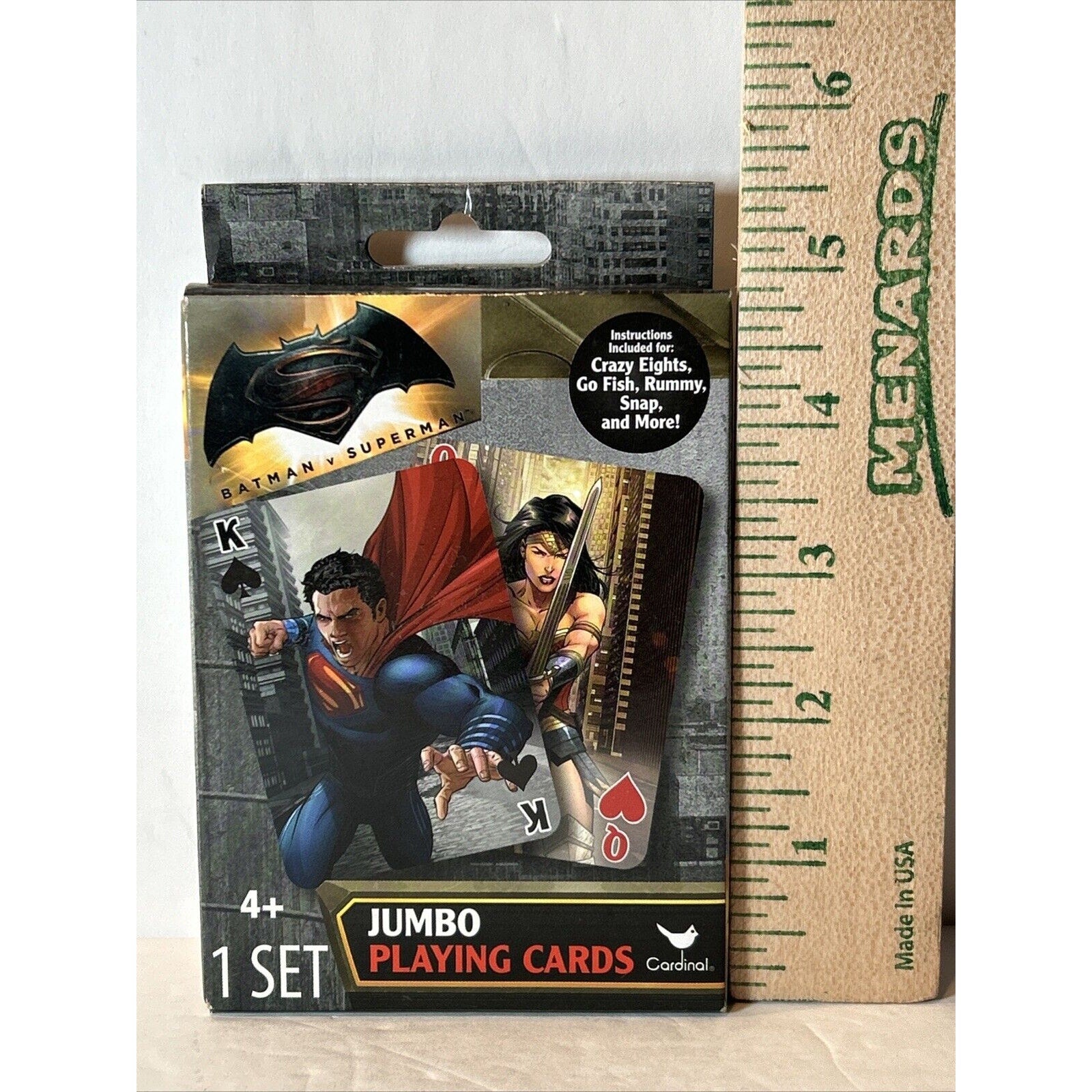 Batman V Superman Jumbo Playing Cards