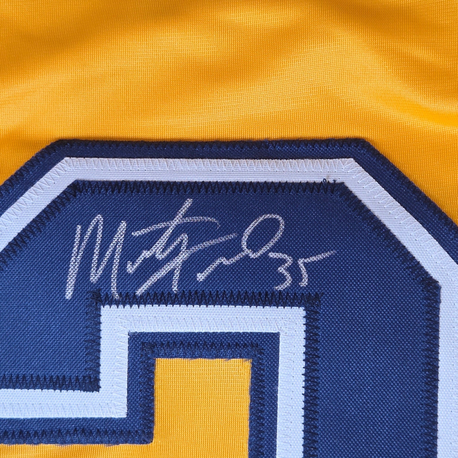 Marty Turco Signed Custom Michigan Wolverines Hockey Jersey 3x Inscribed JSA