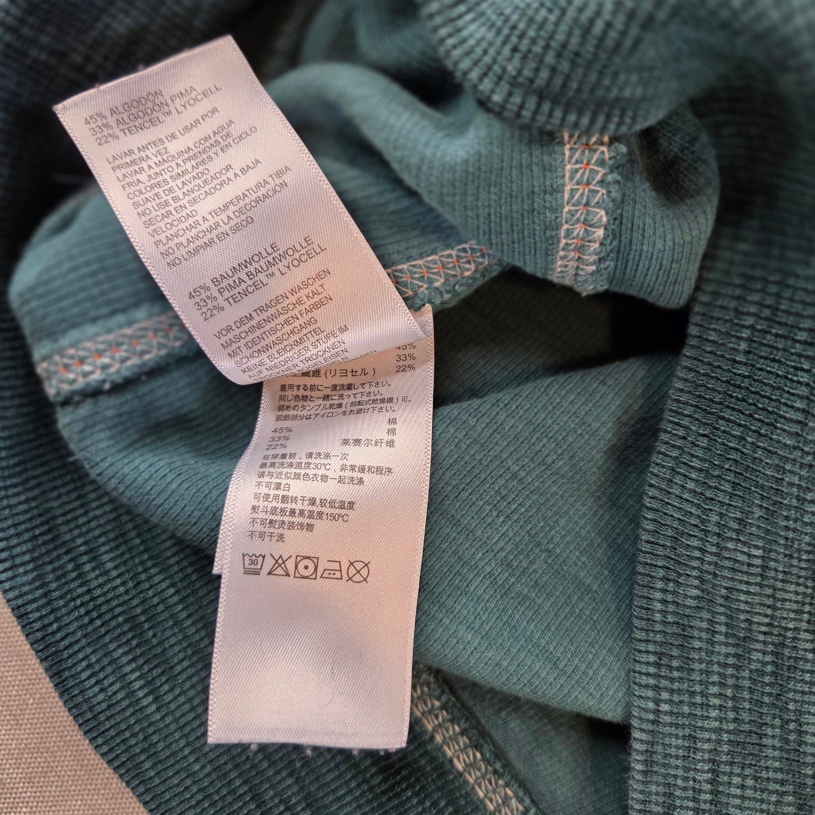 Tommy Bahama XL 1/4 Zip Pullover Sweater Blue Dolphin Logo Cotton Blend