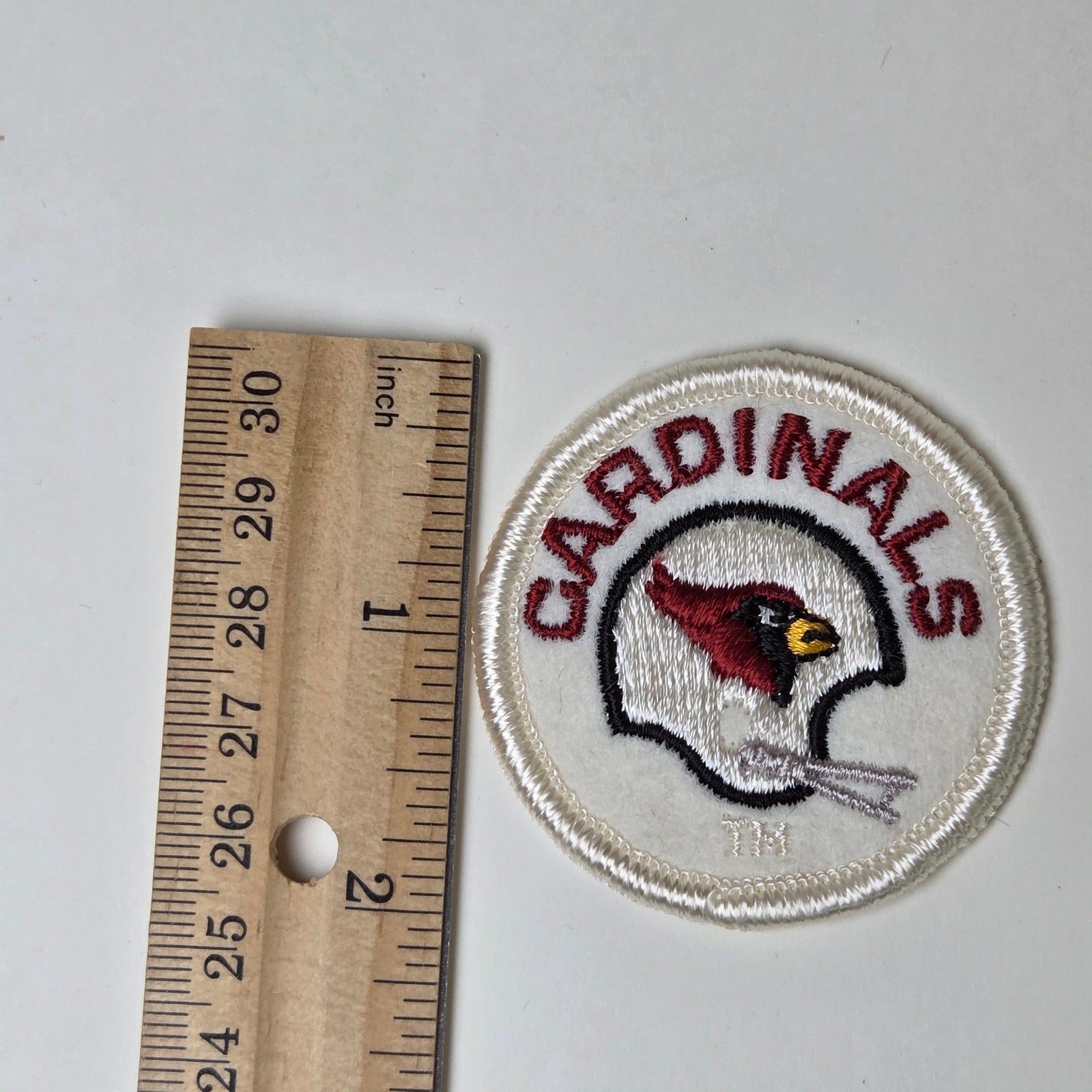 St. Louis Cardinals NFL Vintage Helmet Patch 1970s Football Sew-On