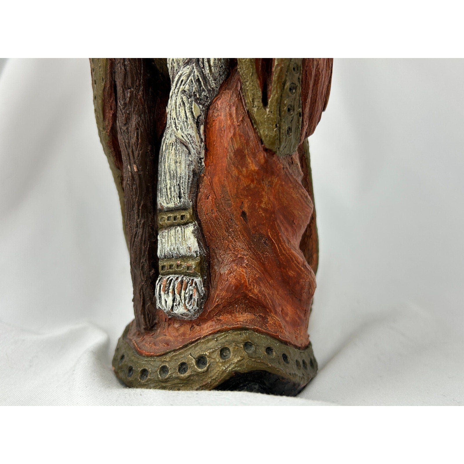 Mike Makras Gandalf Sculpture Hand Painted Wizard Figure Vintage Art 1980