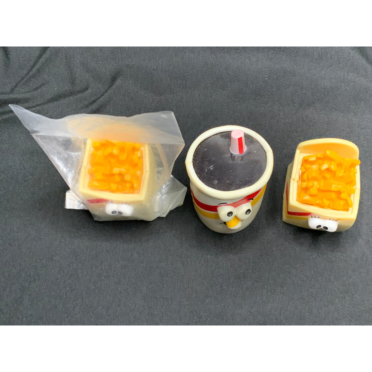 1989 Burger King Lickety Splits Rolling Racers Fries Soda Lot of 3 Hallmark