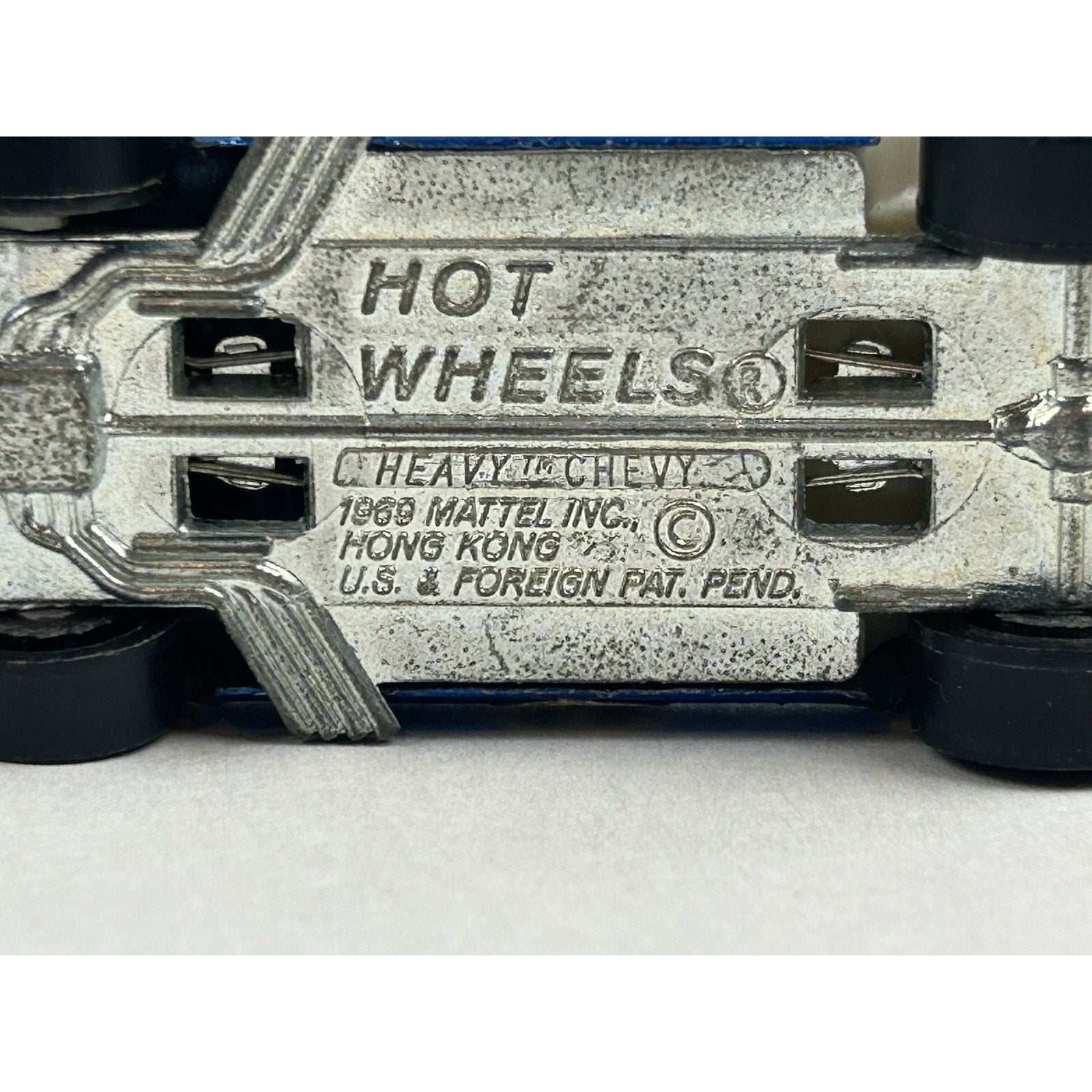 Vintage 1969 Hot Wheels Heavy Chevy Hong Kong Redline Diecast Car Racing Toy