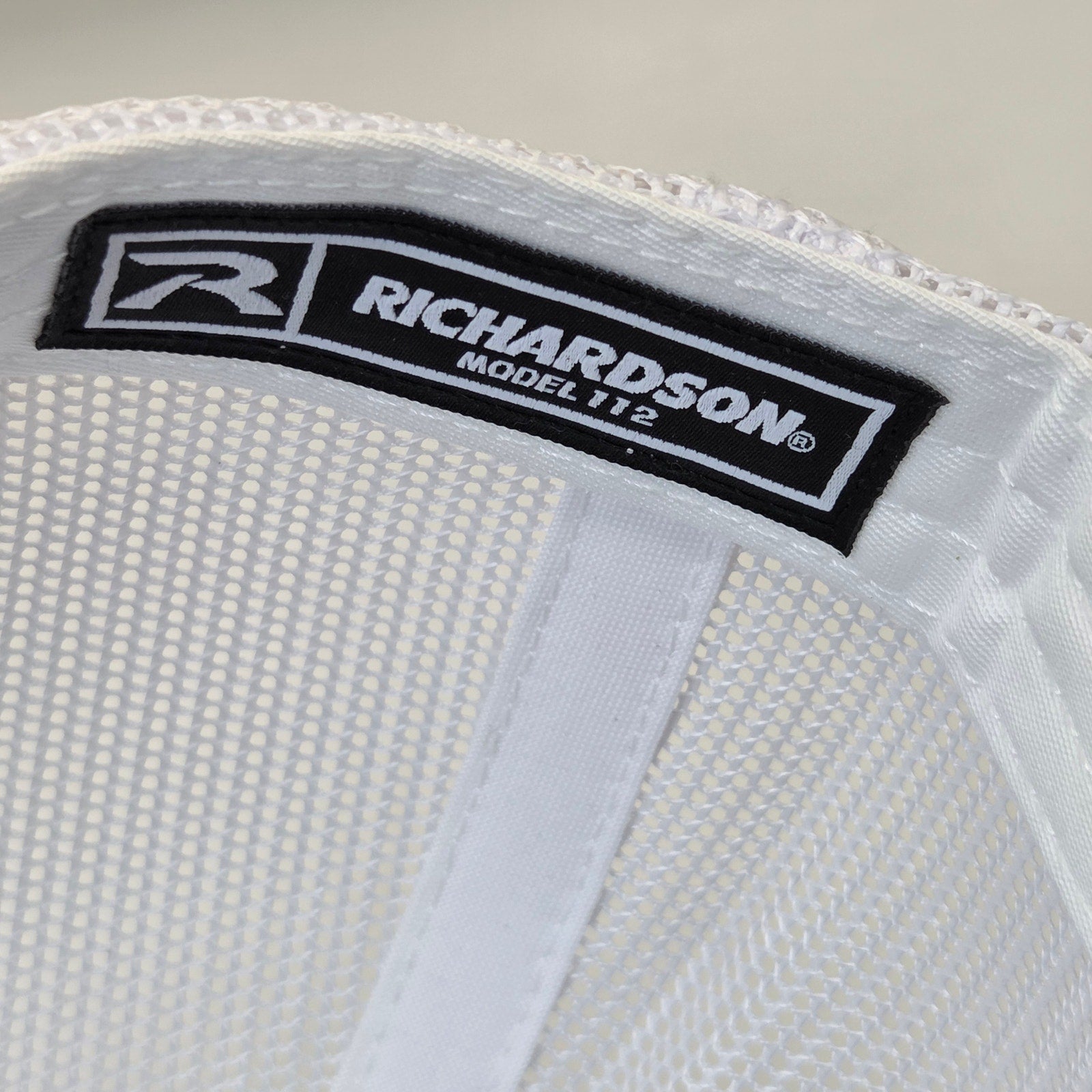 Westmor Richardson 112 Snapback Mesh Trucker Hat Gray White Made In Vietnam