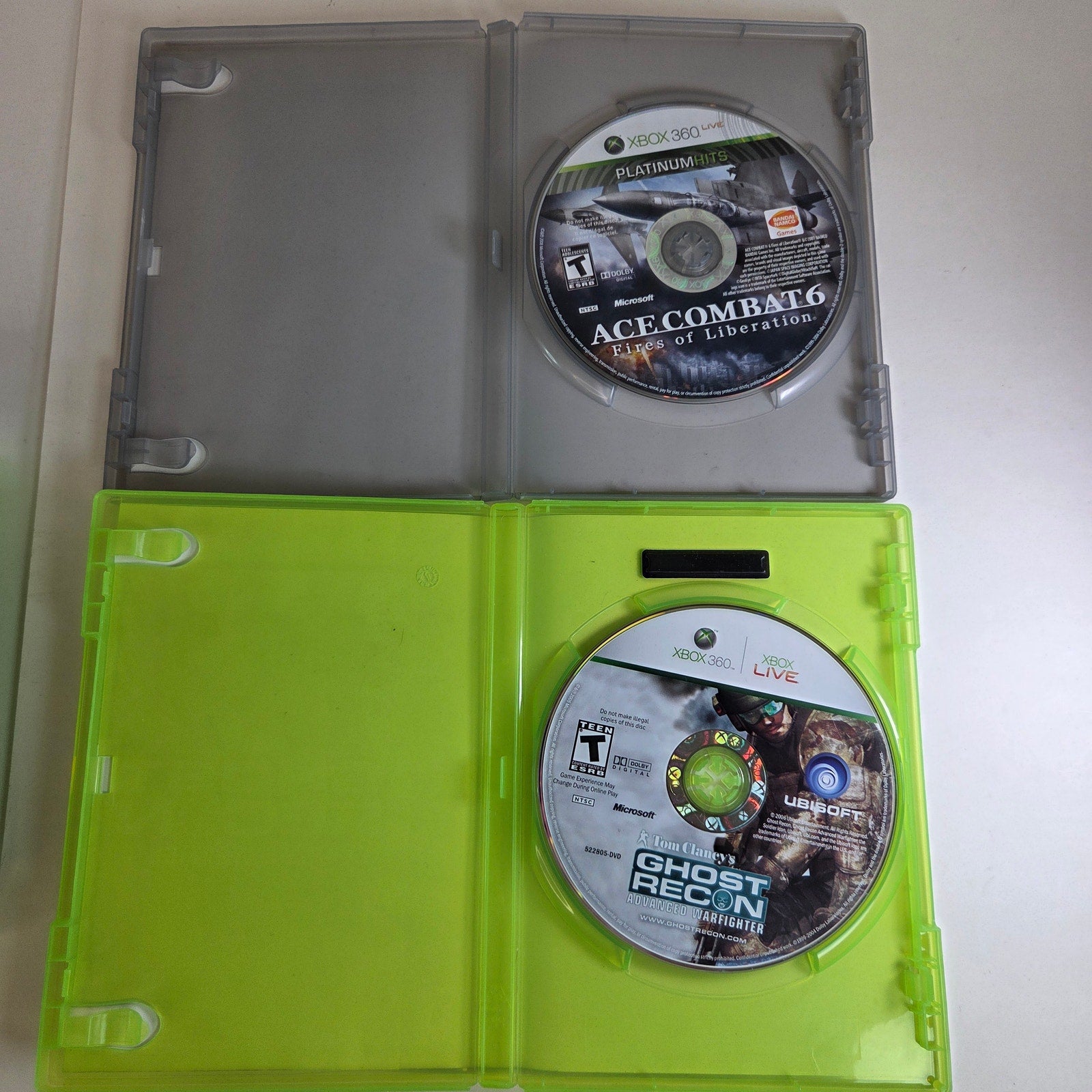 Xbox 360 Lot of 5 Games Shooter Action Adventure Bundle COD3 Res. Evil + more