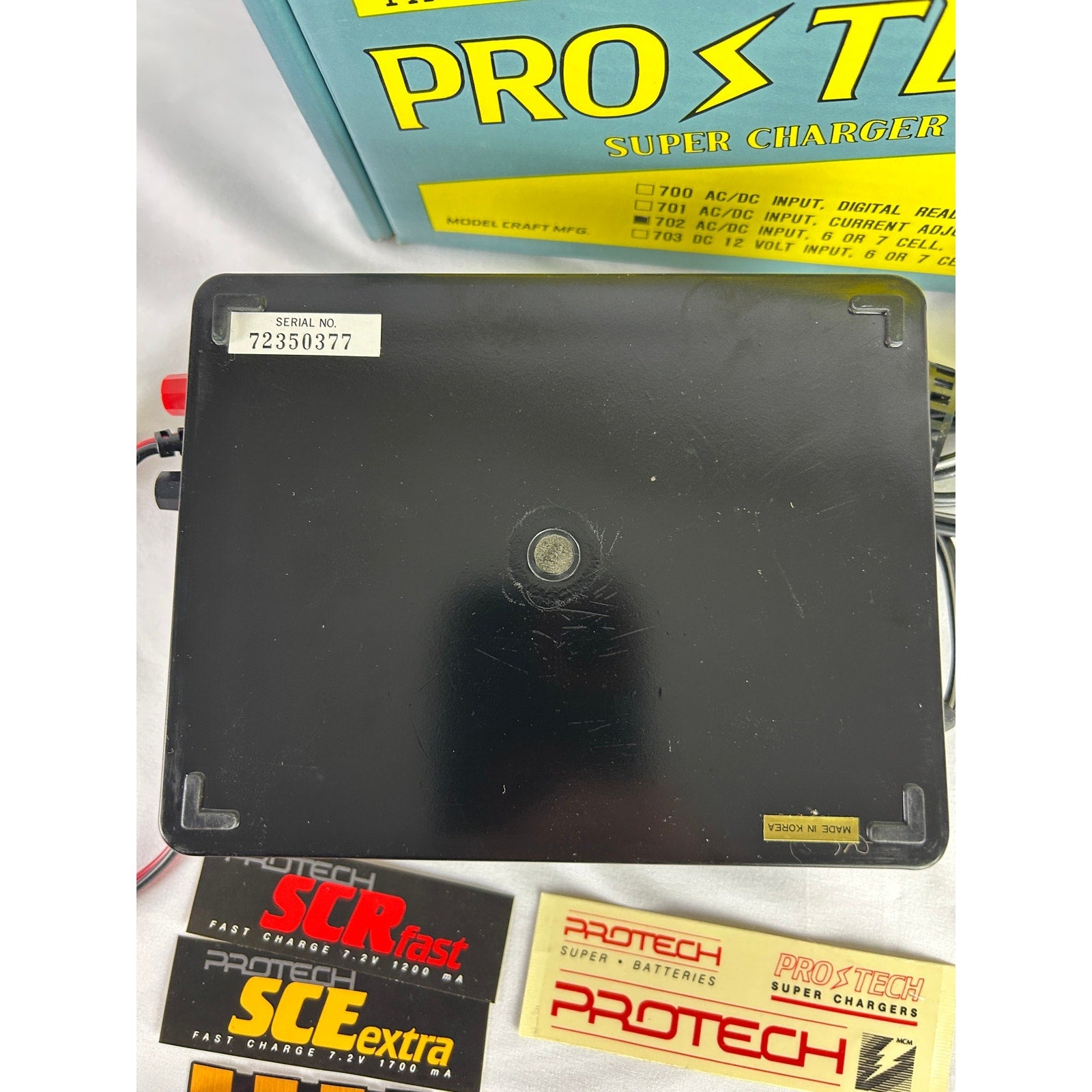 Pro Tech AC DC 702 RC Battery Charger Model Craft Vintage Tested
