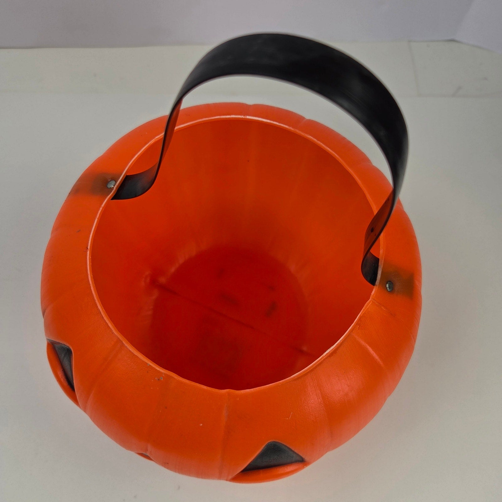 Vintage Empire Jack O Lantern Pumpkin Candy Bucket Trick Or Treat 7" Pail