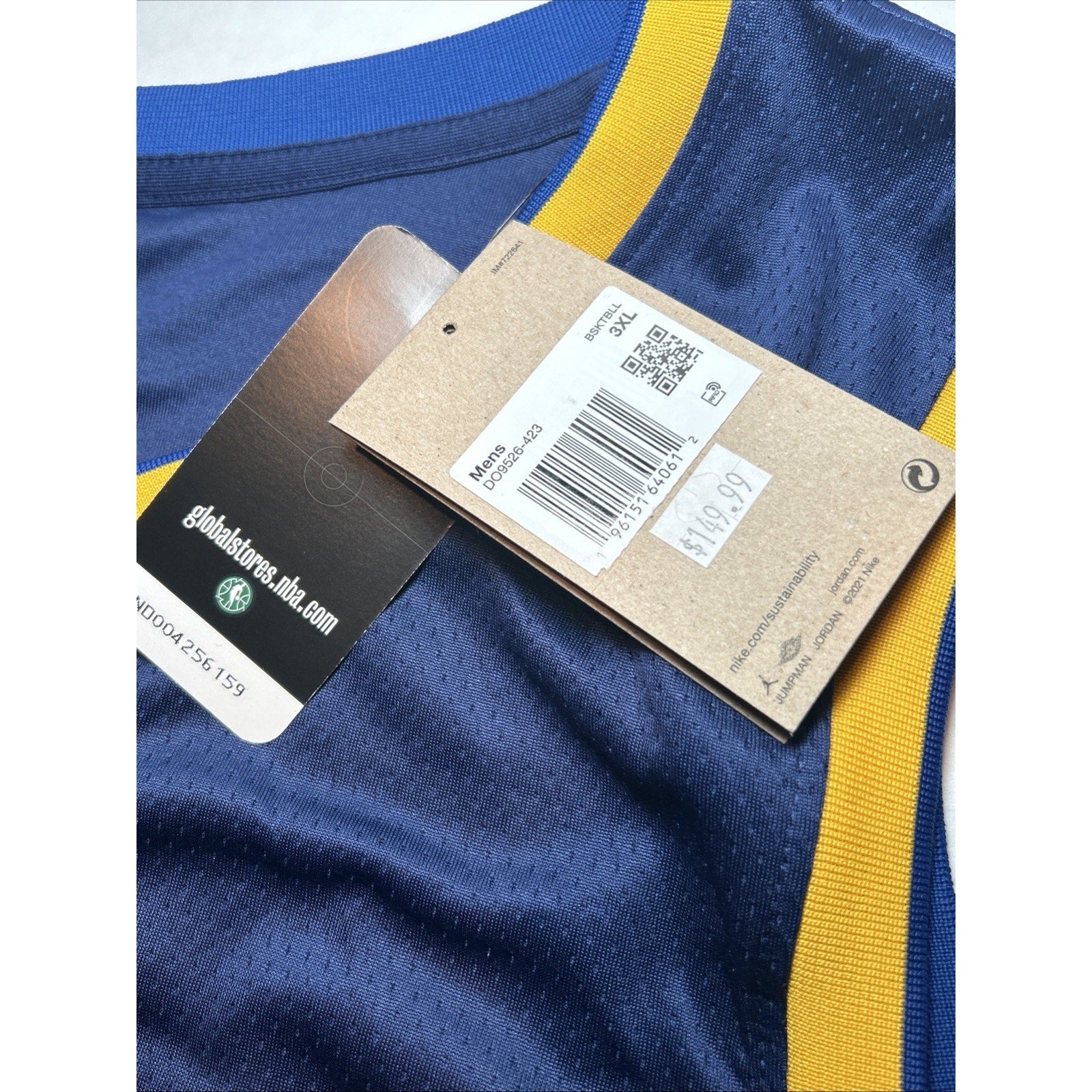 Stephen Curry #30 Golden State Warriors Nike Dri-Fit Basketball Jersey Size 3XL