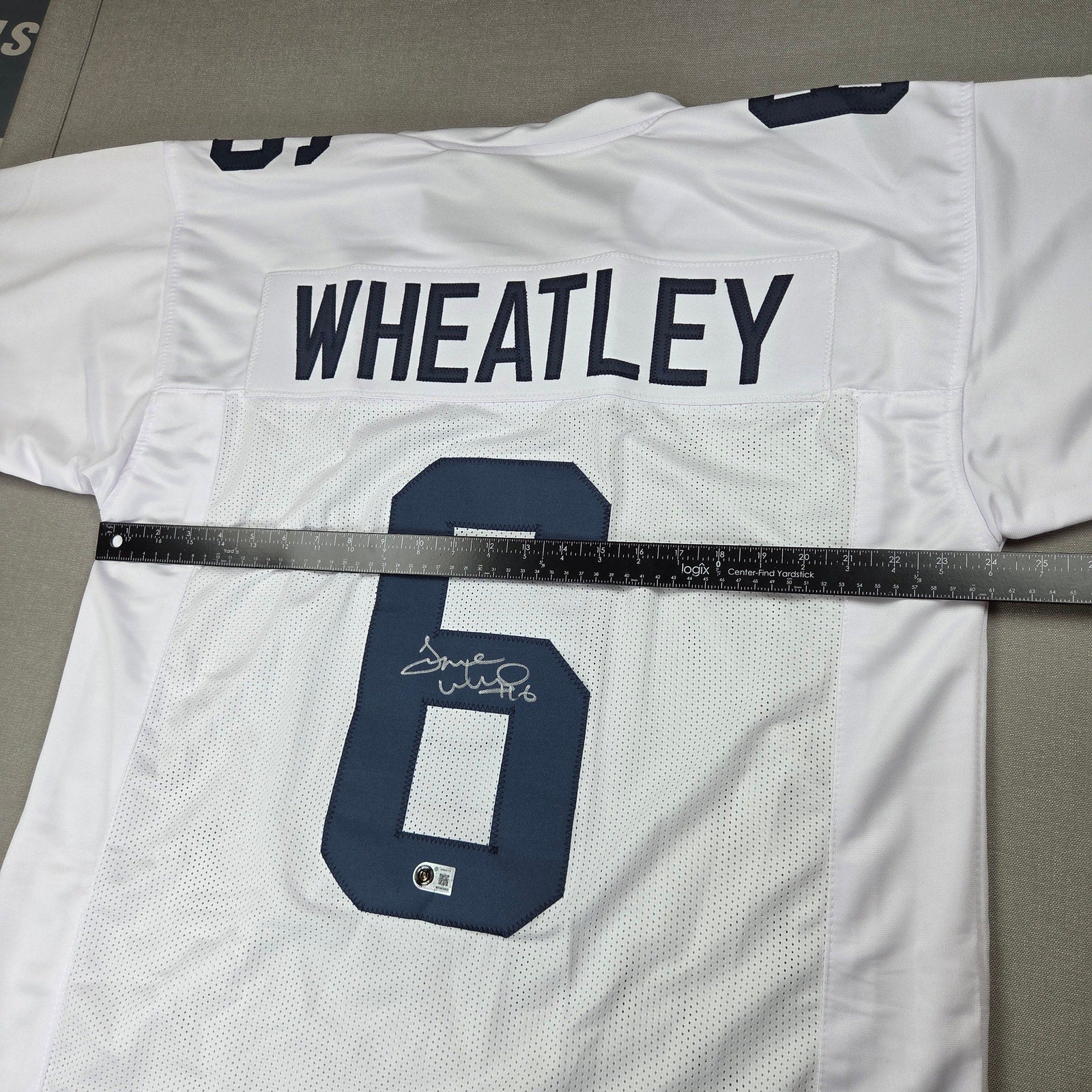 Tyrone Wheatley Signed Michigan Wolverines Custom Jersey BAS Witness Auto RB