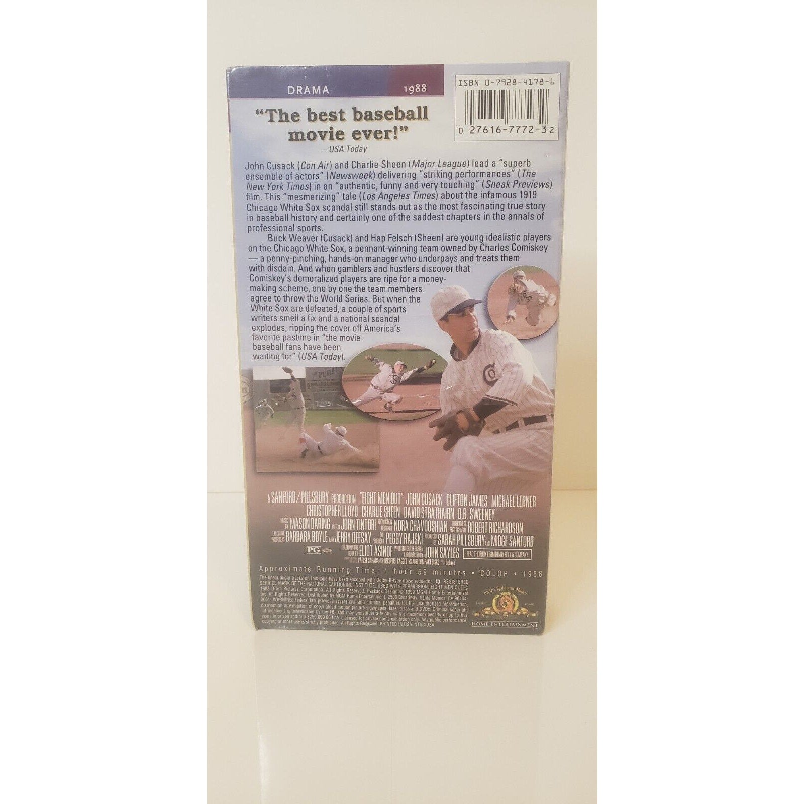 Eight Men Out (VHS, 1999, Contemporary Classics) New Sealed