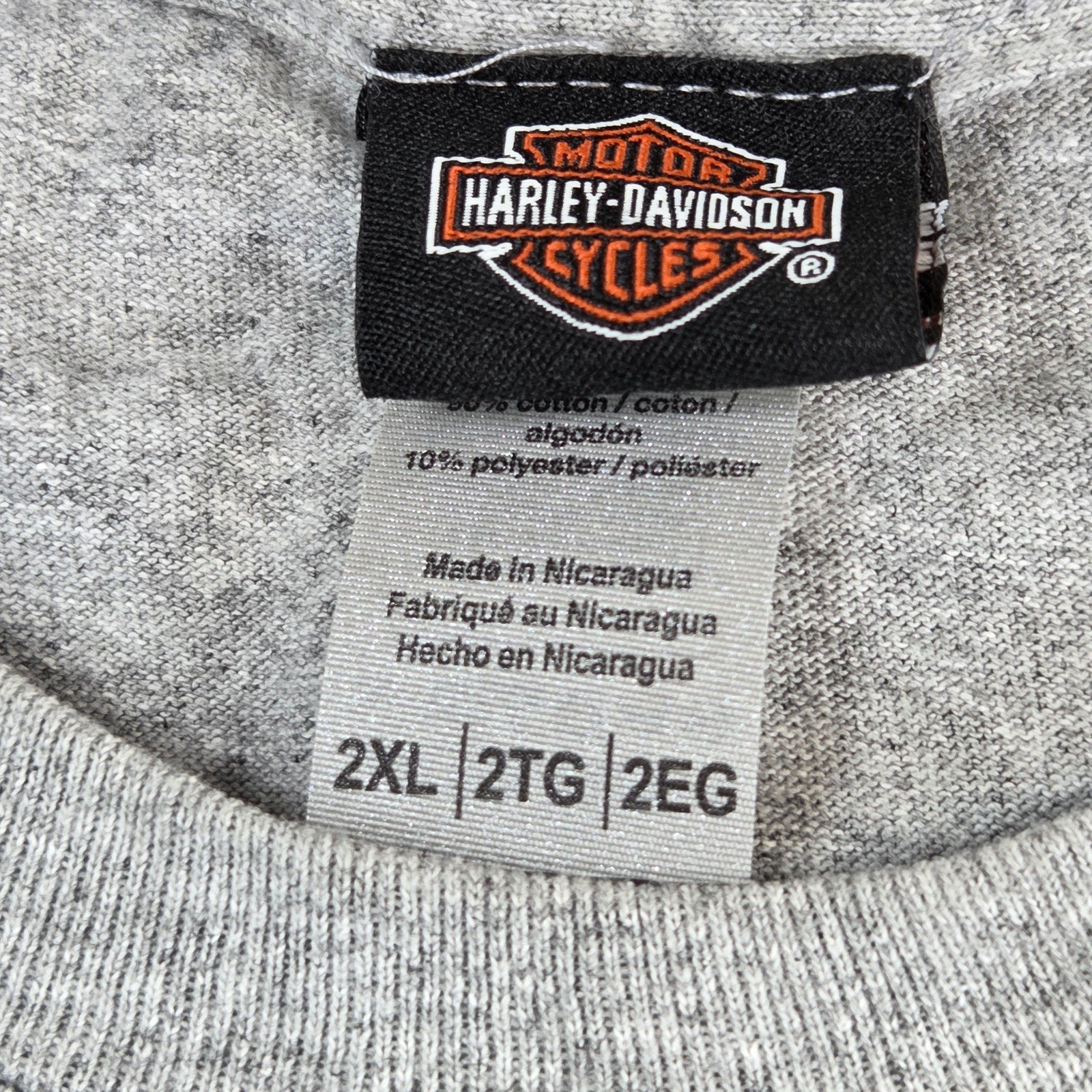 Harley-Davidson 2022 Skull Grand Teton Idaho Falls Long Sleeve T-Shirt 2XL