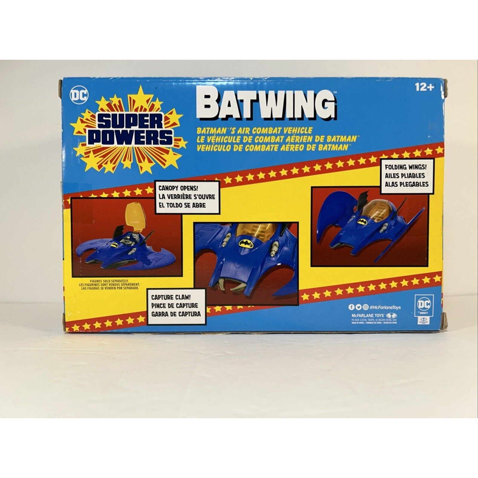 New DC Super Powers Batwing Batman's Air Combat Vehicle McFarlane