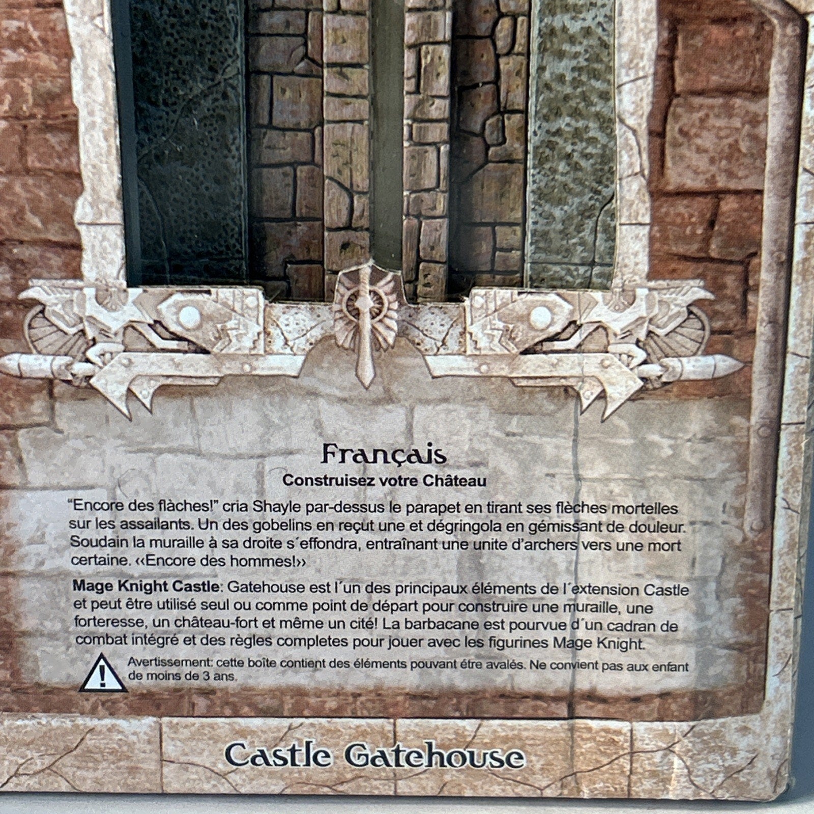 Mage Knight Castle Gatehouse WizKids 2002 D&D Warhammer Terrain NIB
