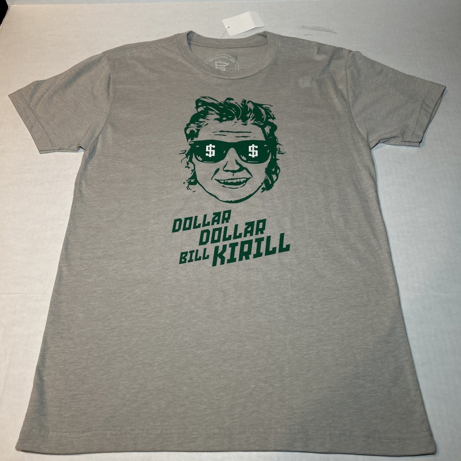 Minnesota Wild "Dollar Dollar Bill Kirill" #97 Kaprizov Small T-Shirts Sotastick