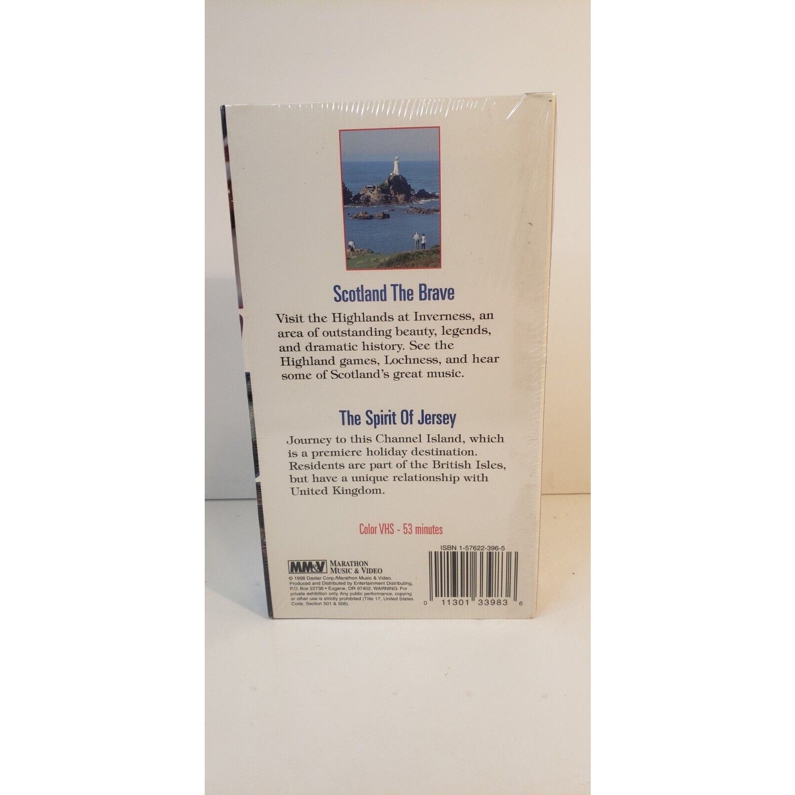 The British Isles: Scotland The Brave & The Spirit of Jersey VHS New Sealed