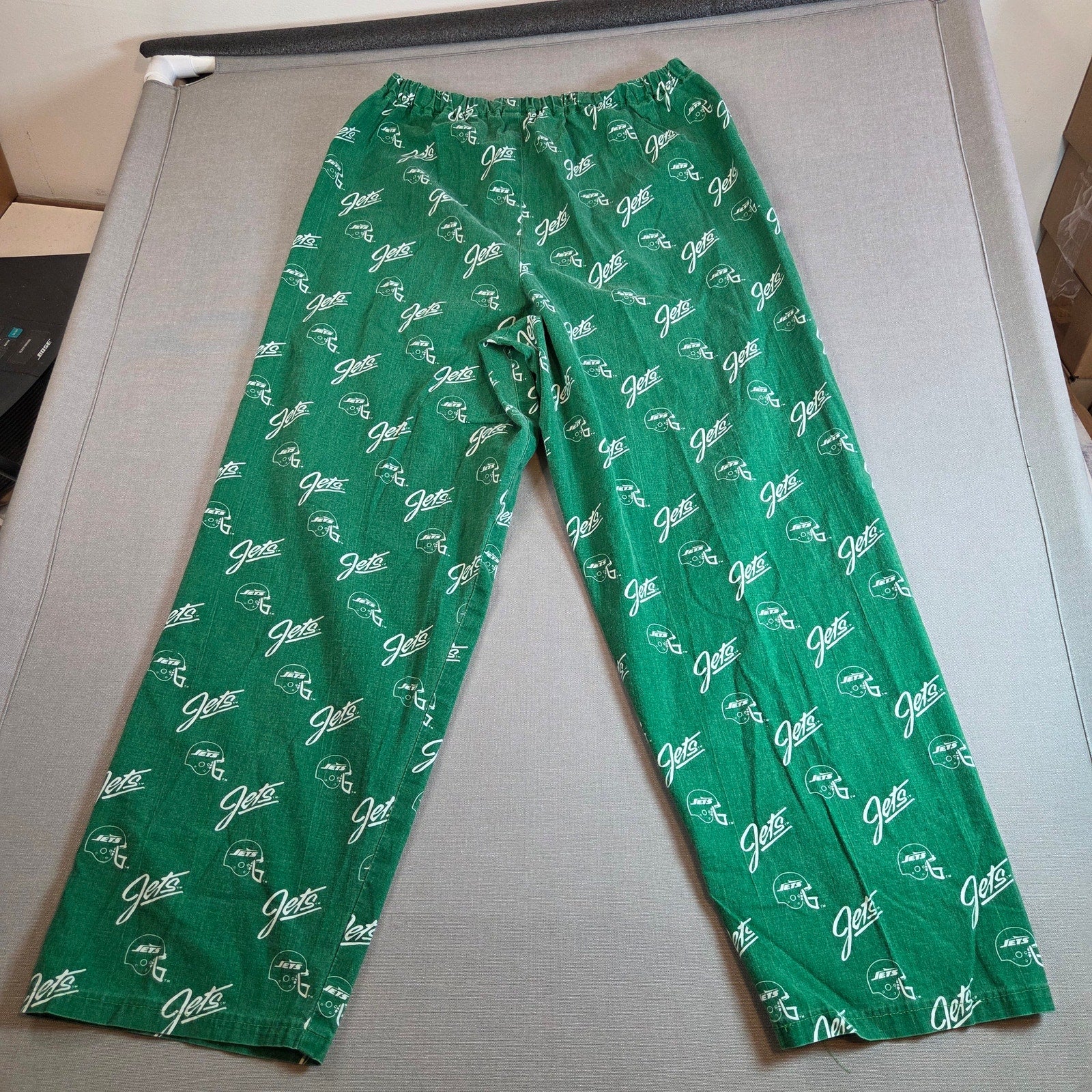Vintage Handmade New York Jets Pajama Set 1980s Two Piece Men’s M-L