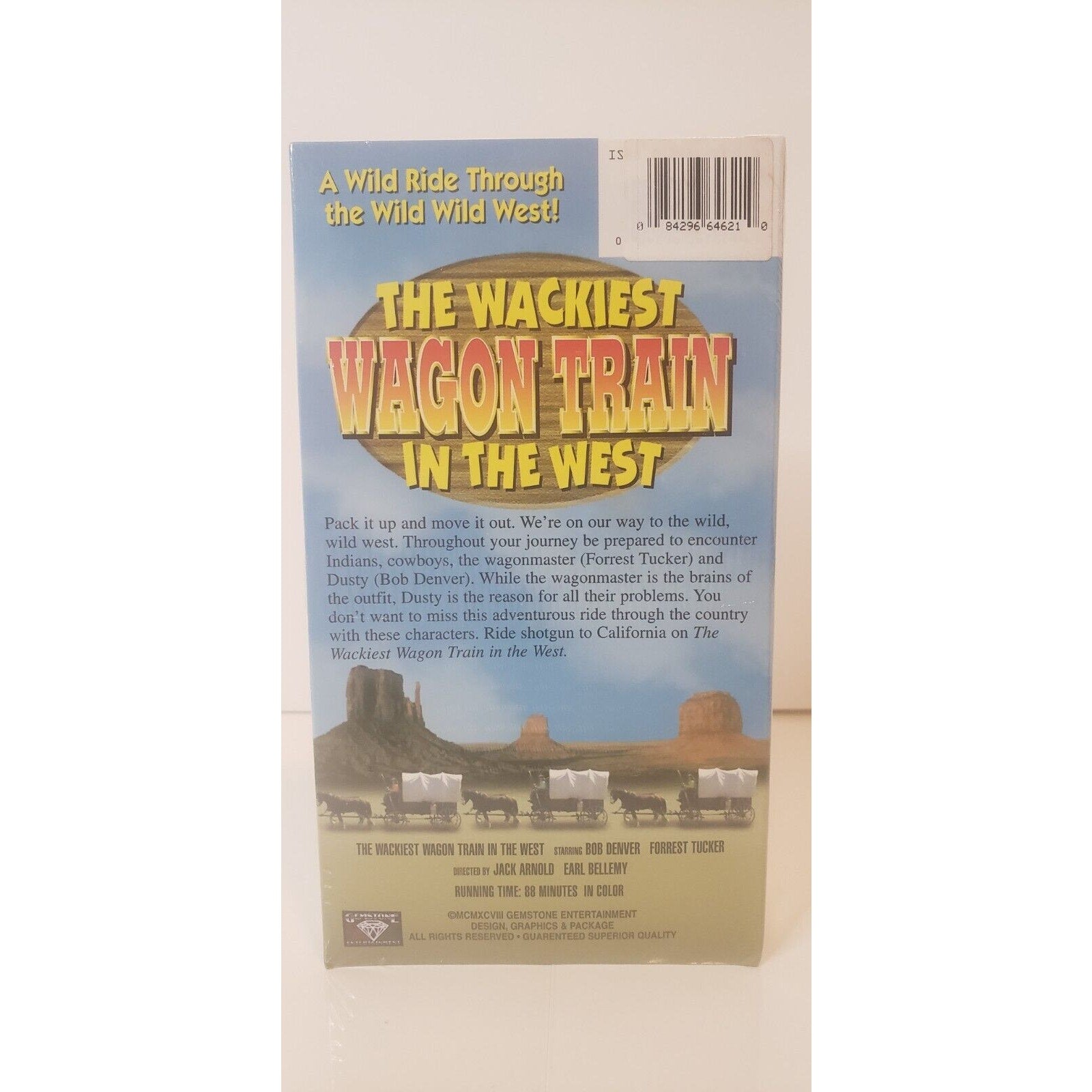 The Wackiest Wagon Train in the West VHS NEW Sealed Bob Denver