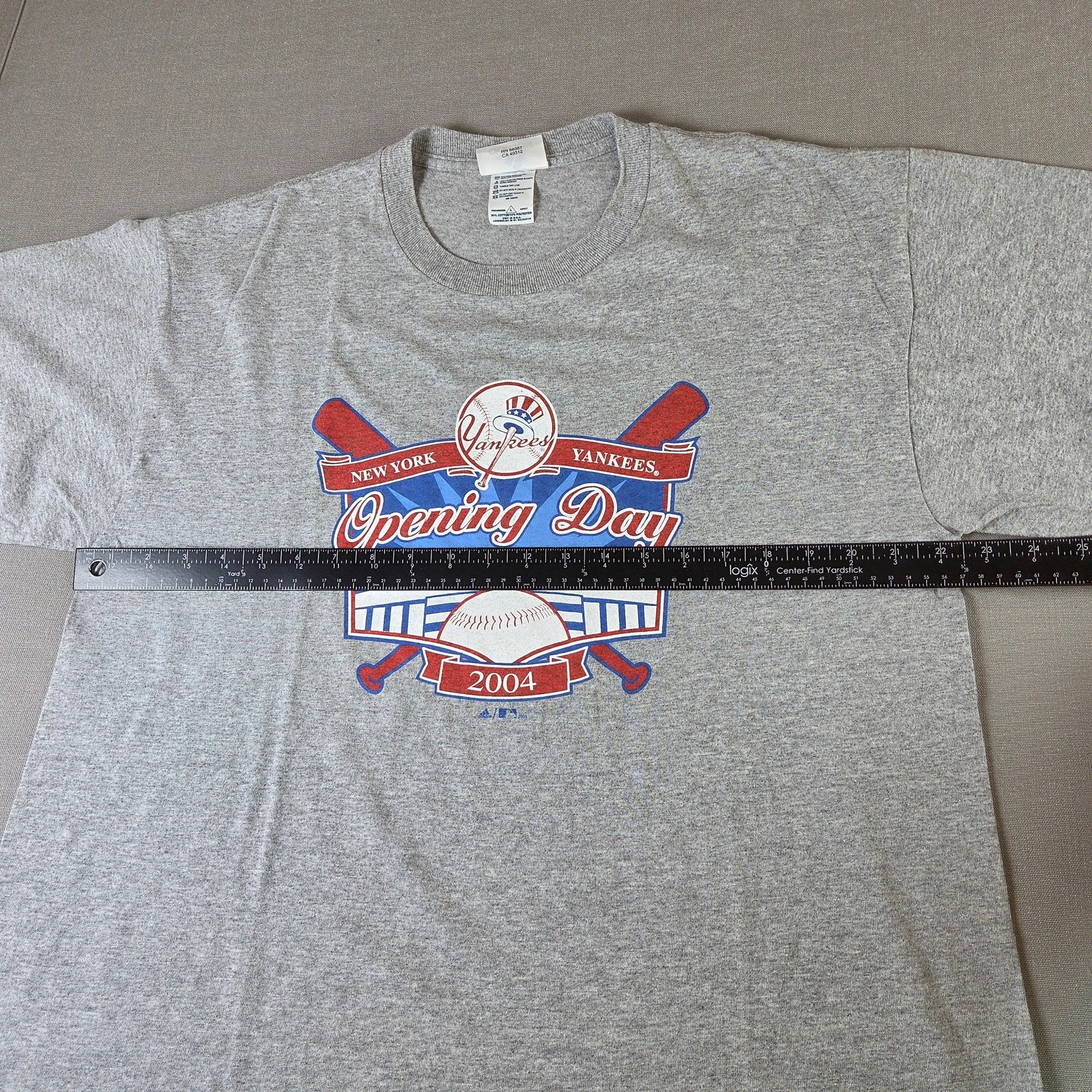Adidas New York Yankees 2004 Opening Day T Shirt Adult Large MLB USA Vintage