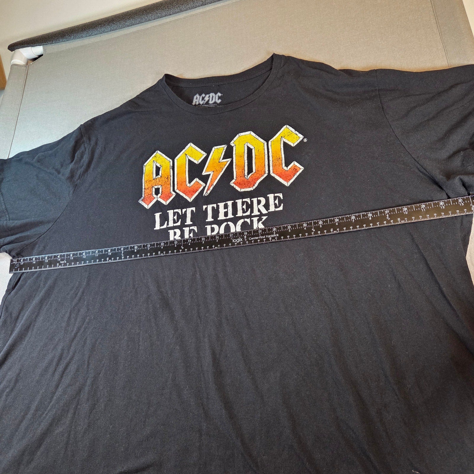 AC/DC Let There Be Rock Band Tee Black 4XB Graphic Shirt