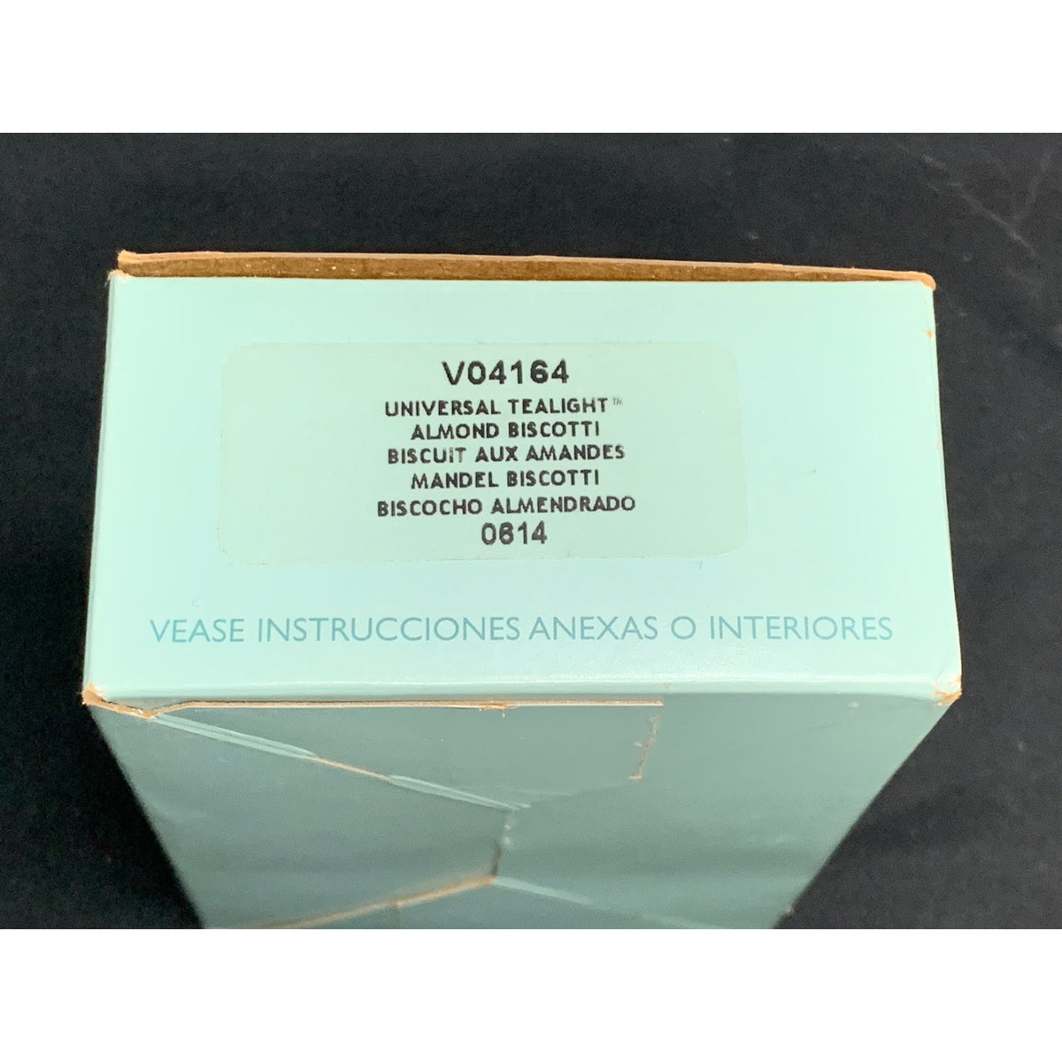 PartyLite Almond Biscotti Tealight Candles V04164 Full Box 12 Retired Scent