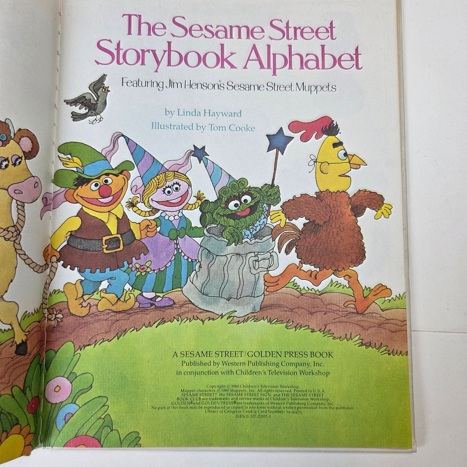 Sesame Street Book Club Grover Hardcover Book Lot 5 Vintage 1980s CTW