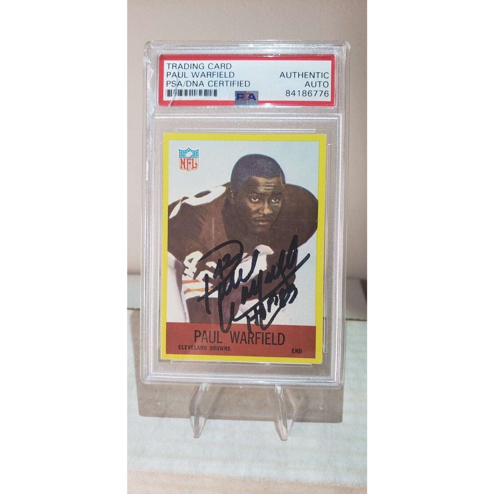1966 Topps Paul Warfield #46 Signed PSA/DNA Certified Auto. Cleveland Browns HOF