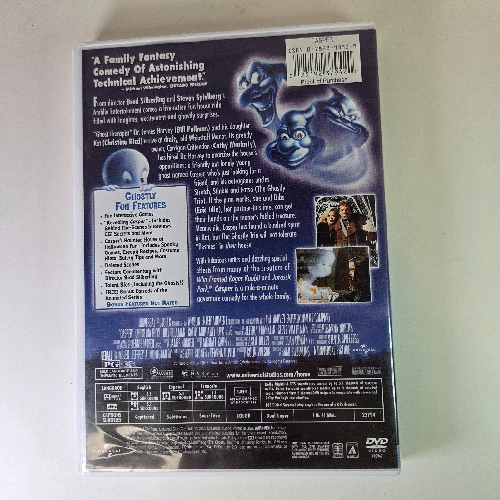 Casper (Widescreen Special Edition) DVD