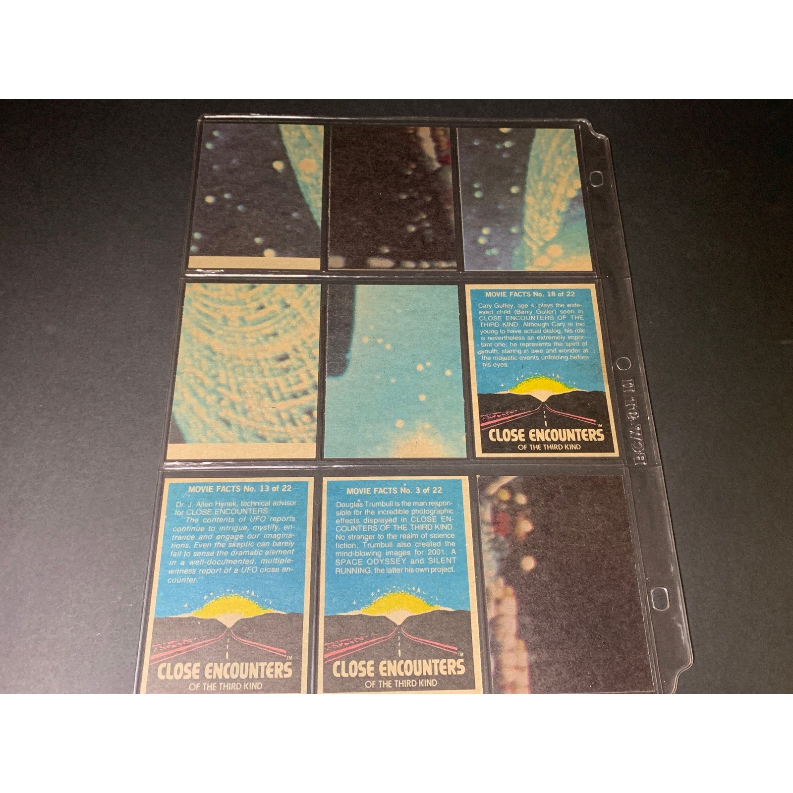 1978 Topps Close Encounters Of The Third Kind Card Set + Stickers