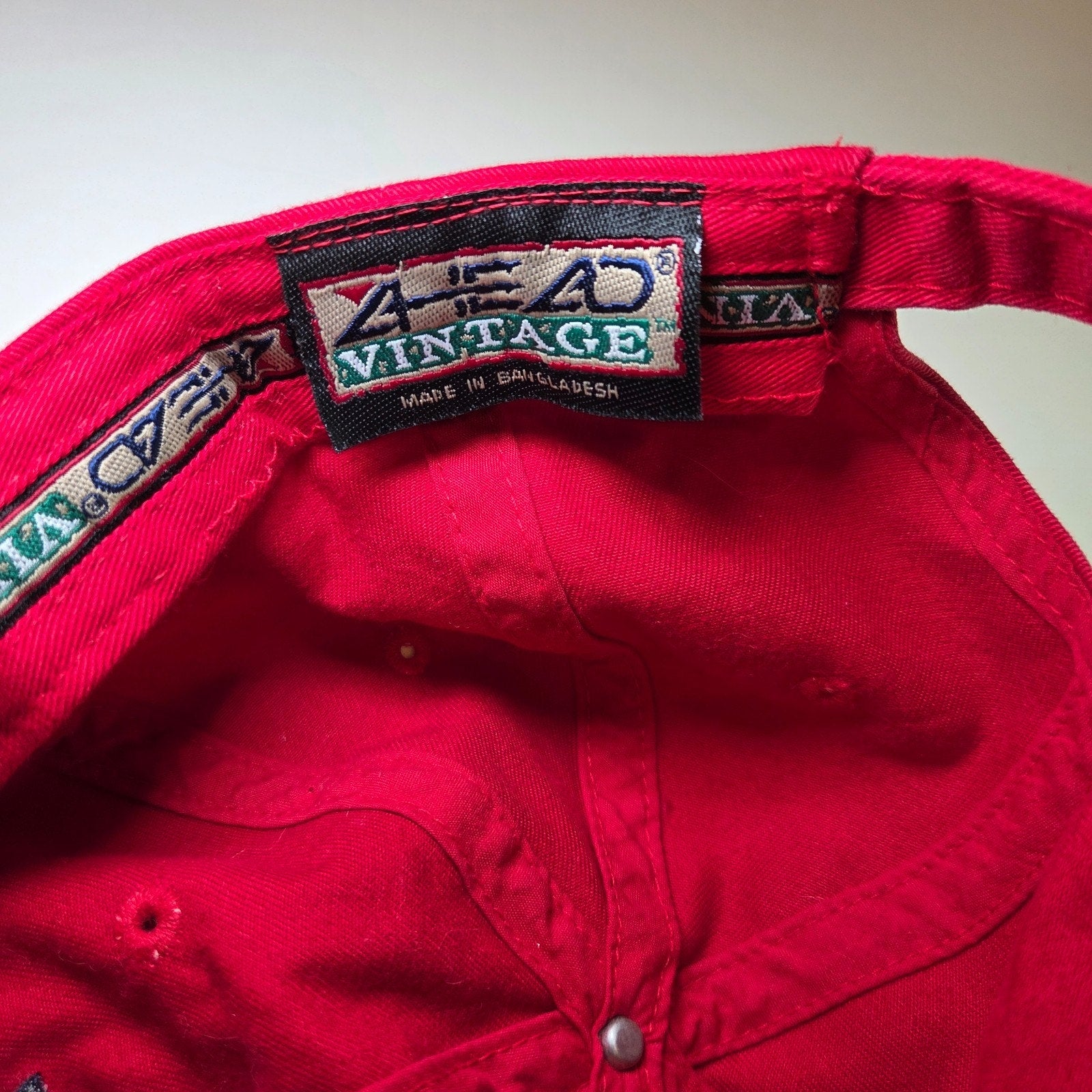 2002 PGA Championship Hazeltine 84th Golf Hat Red Adjustable Strapback Cap