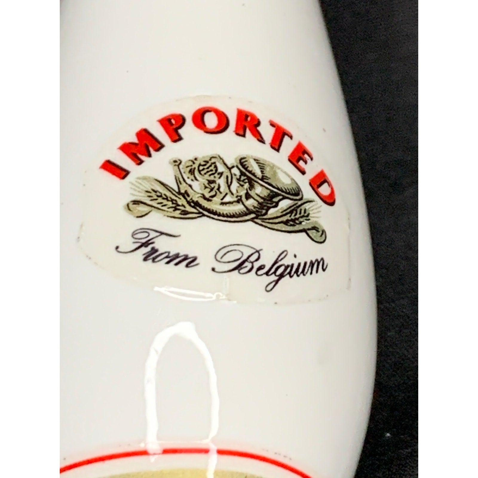 Stella Artois Beer Tap Handle White Red Gold Anno 1366 Belgium 8.25 Inch