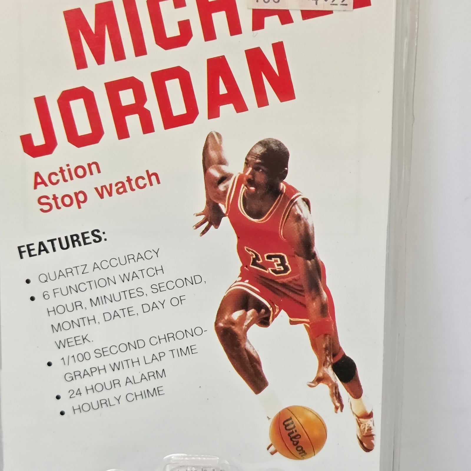 Michael Jordan Wilson Action Stopwatch LMJ008 Sealed Vintage 1990s NBA