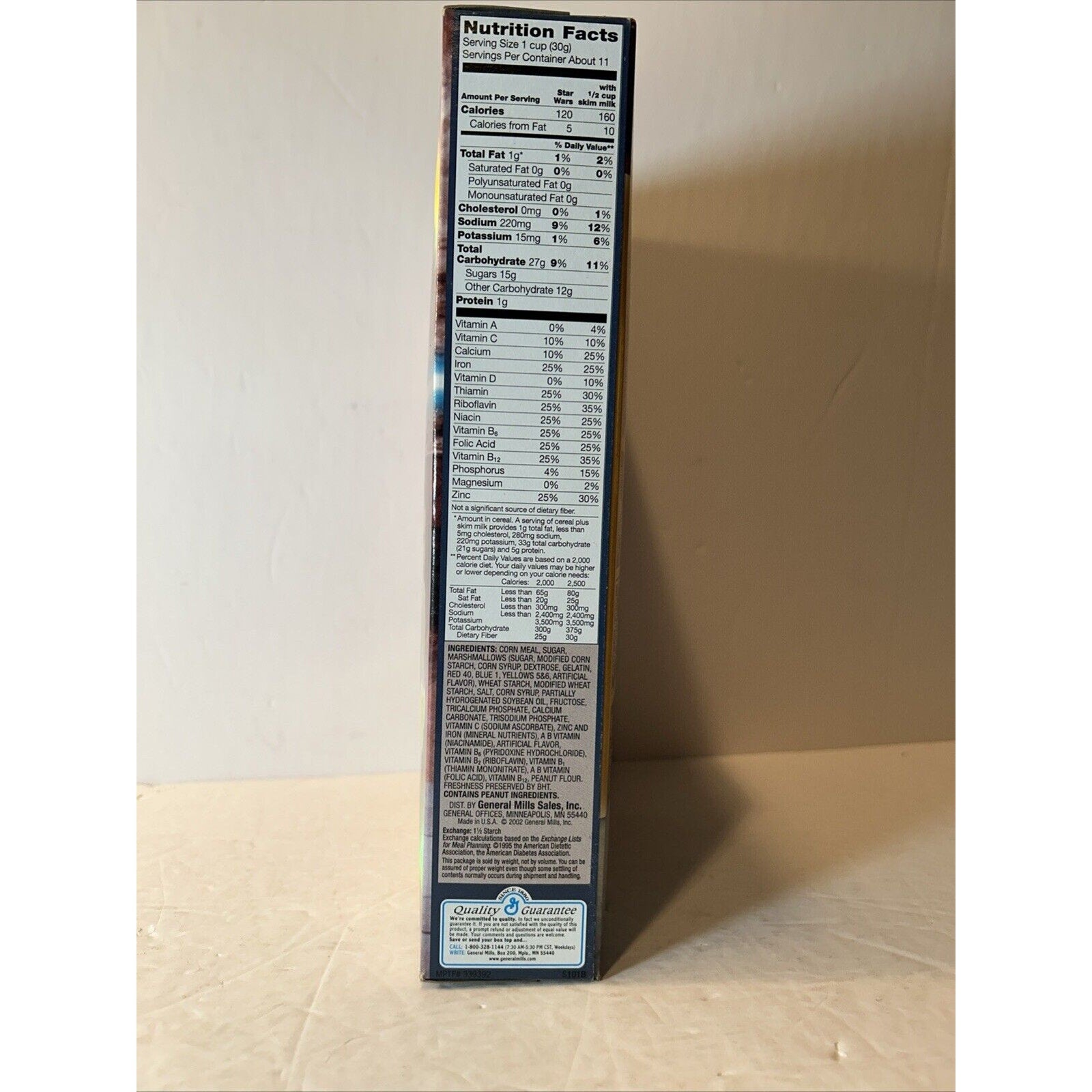 2002 General Mills Star Wars Episode II Sealed Cereal Boxes Collectors 1 & 2