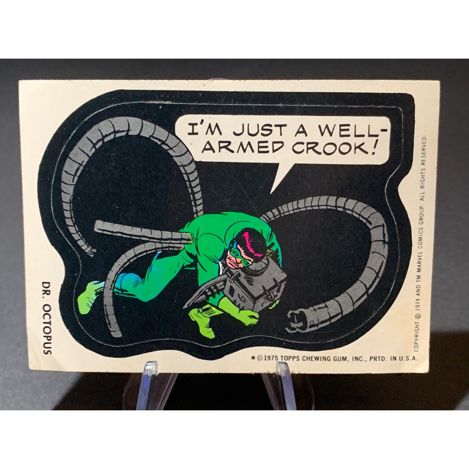 1976 Topps Marvel Super Heroes Stickers Lot 8 Human Torch Ka Zar Dr Octopus