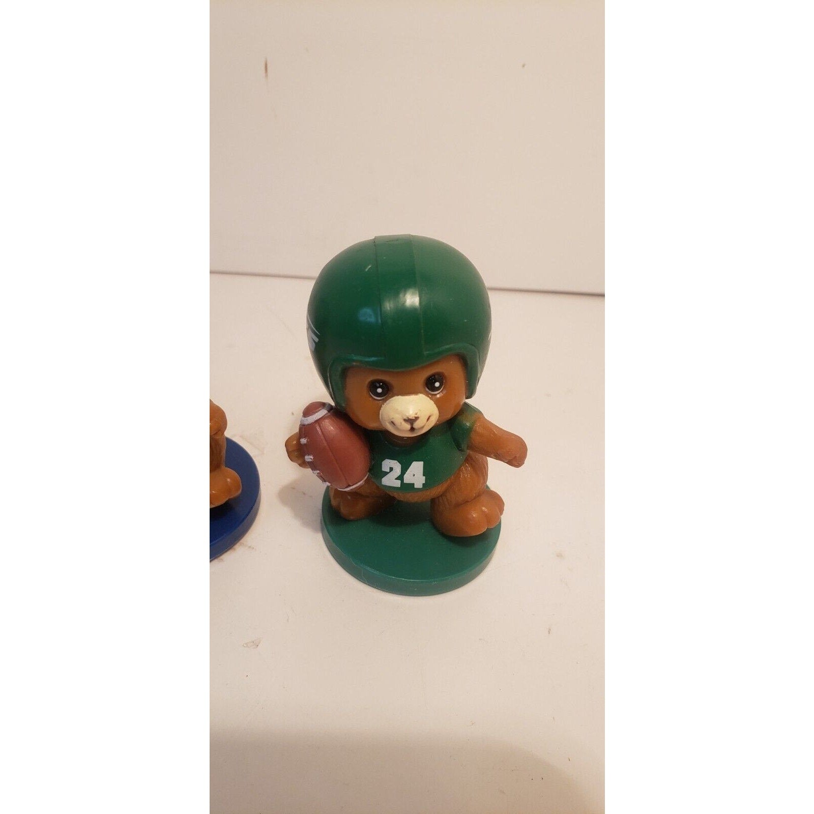Russ Berrie NFL Bear Stamp Figures 49ers Broncos Giants Jets Vintage Lot 4