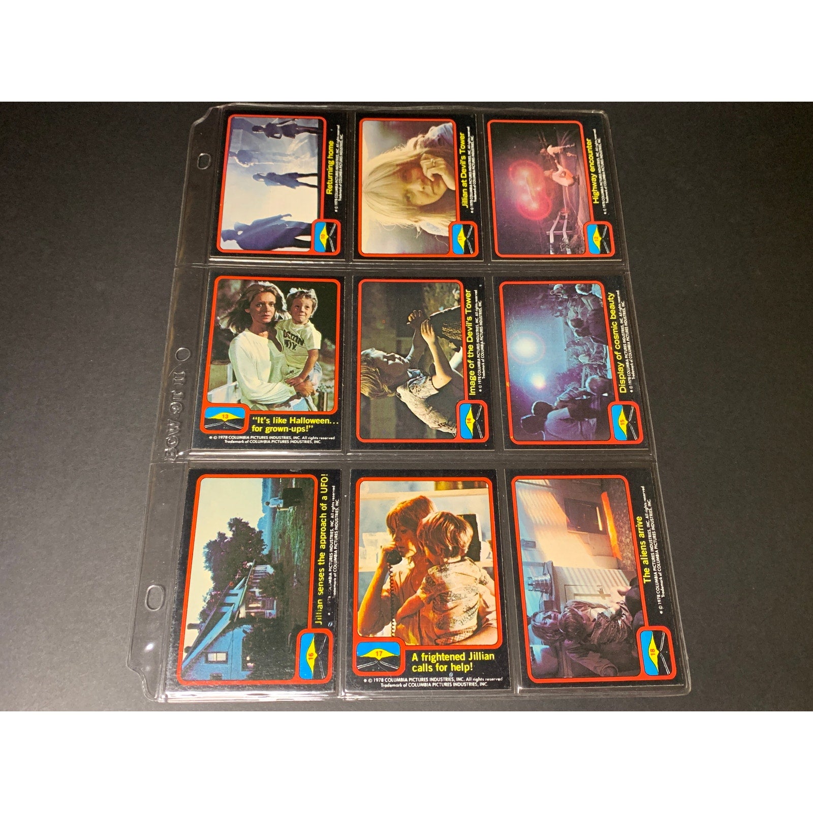 1978 Topps Close Encounters Of The Third Kind Card Set + Stickers