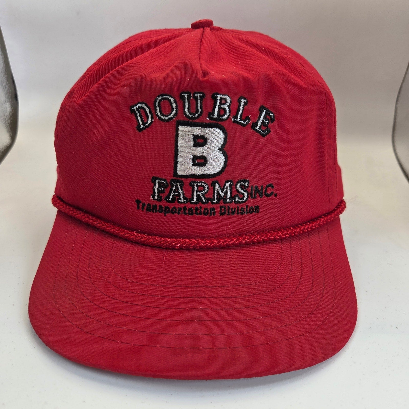 Vintage Double B Farms Transportation Division R&R Rope Snapback Hat OSFA