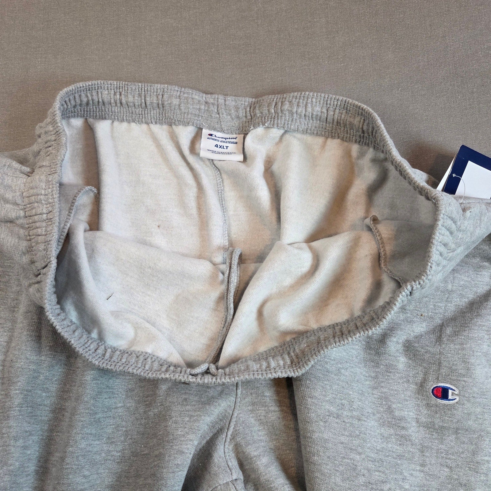 Champion Athleticwear Gray Sweatpants 4XLT NWT Drawstring Hole Flaw