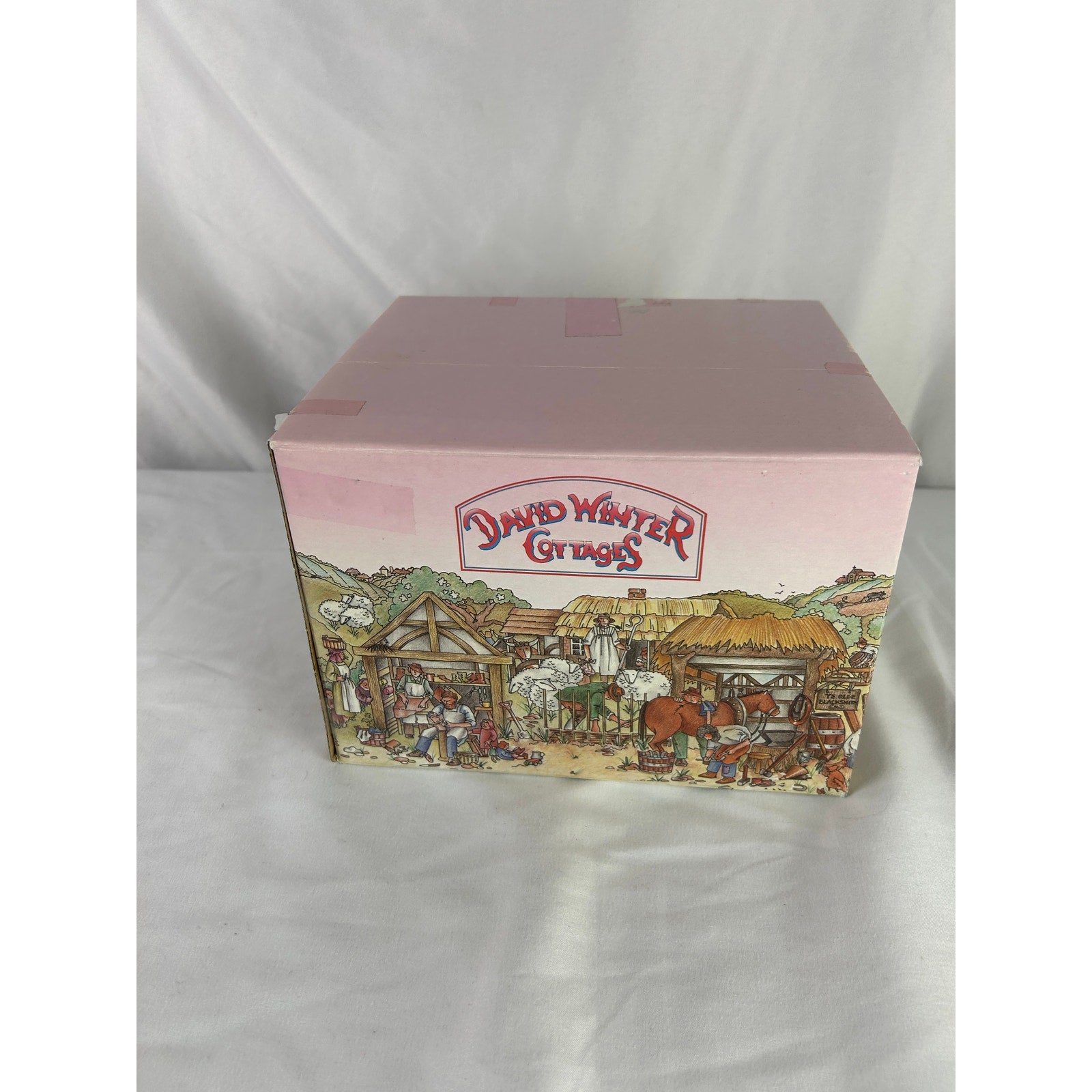 David Winter Y Ddraig Goch Welsh Collection Cottage 1993 Boxed