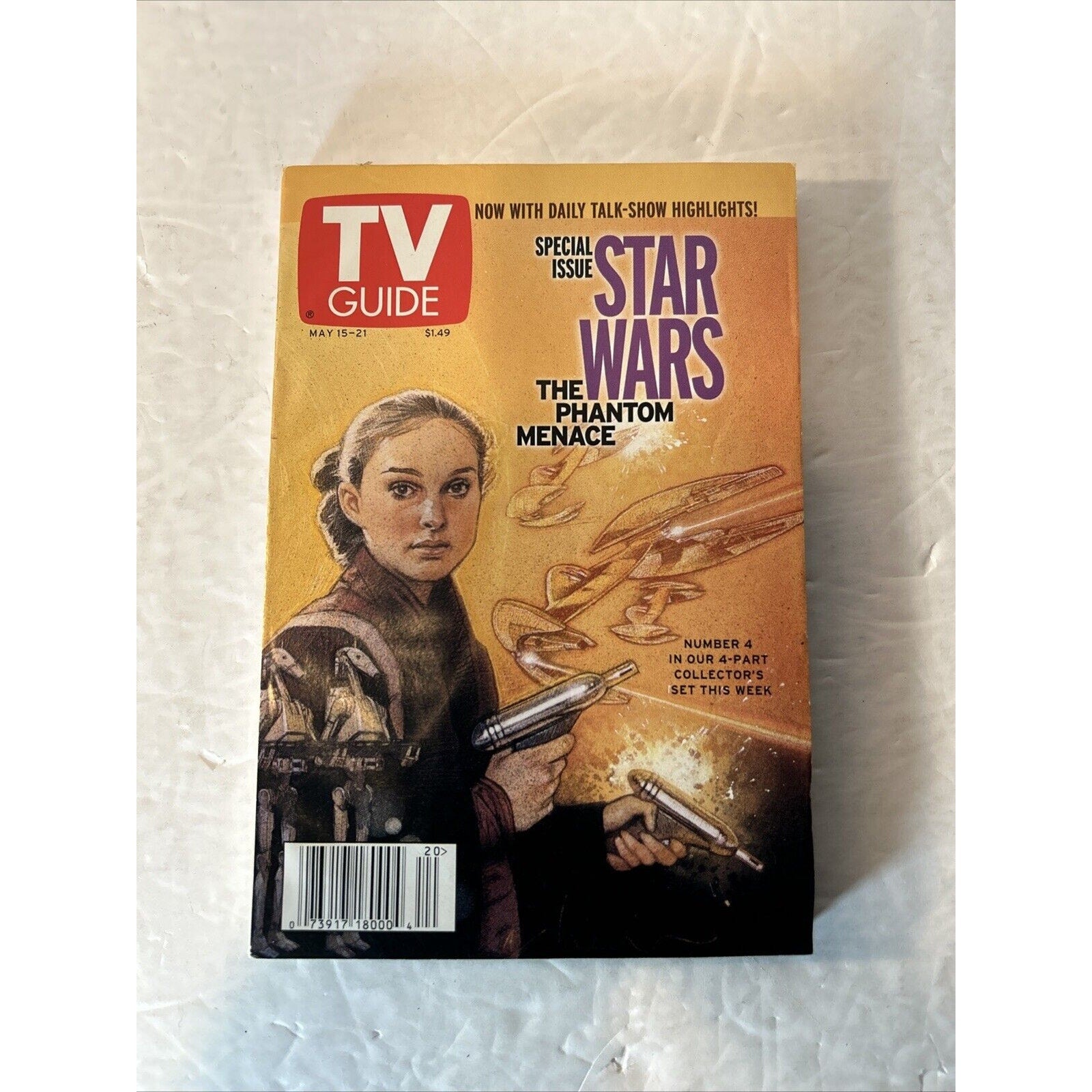 TV GUIDE Star Wars: The Phantom Menace and Clone Wars, lot of 5